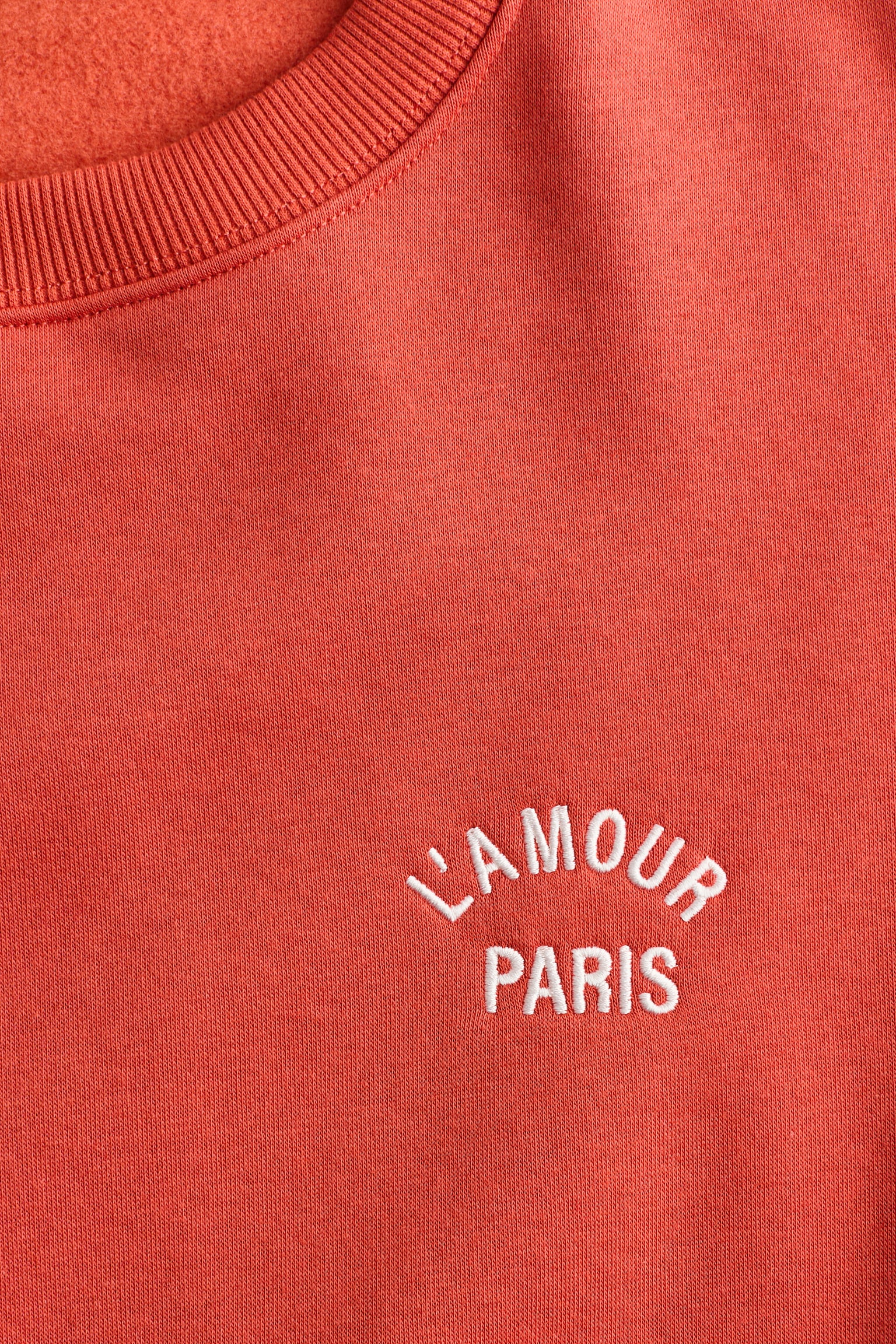 Sweatshirt with Text Motif - Orange/Paris/Light gray melange/NYC/Dark gray/Brunch/Light turquoise/Art Collective/Cream/Le Club/Light gray/Athletics/Rust red/Paris/Dark brown/Atelier/Burgundy/Running Club/Dark gray/Atelier - 2