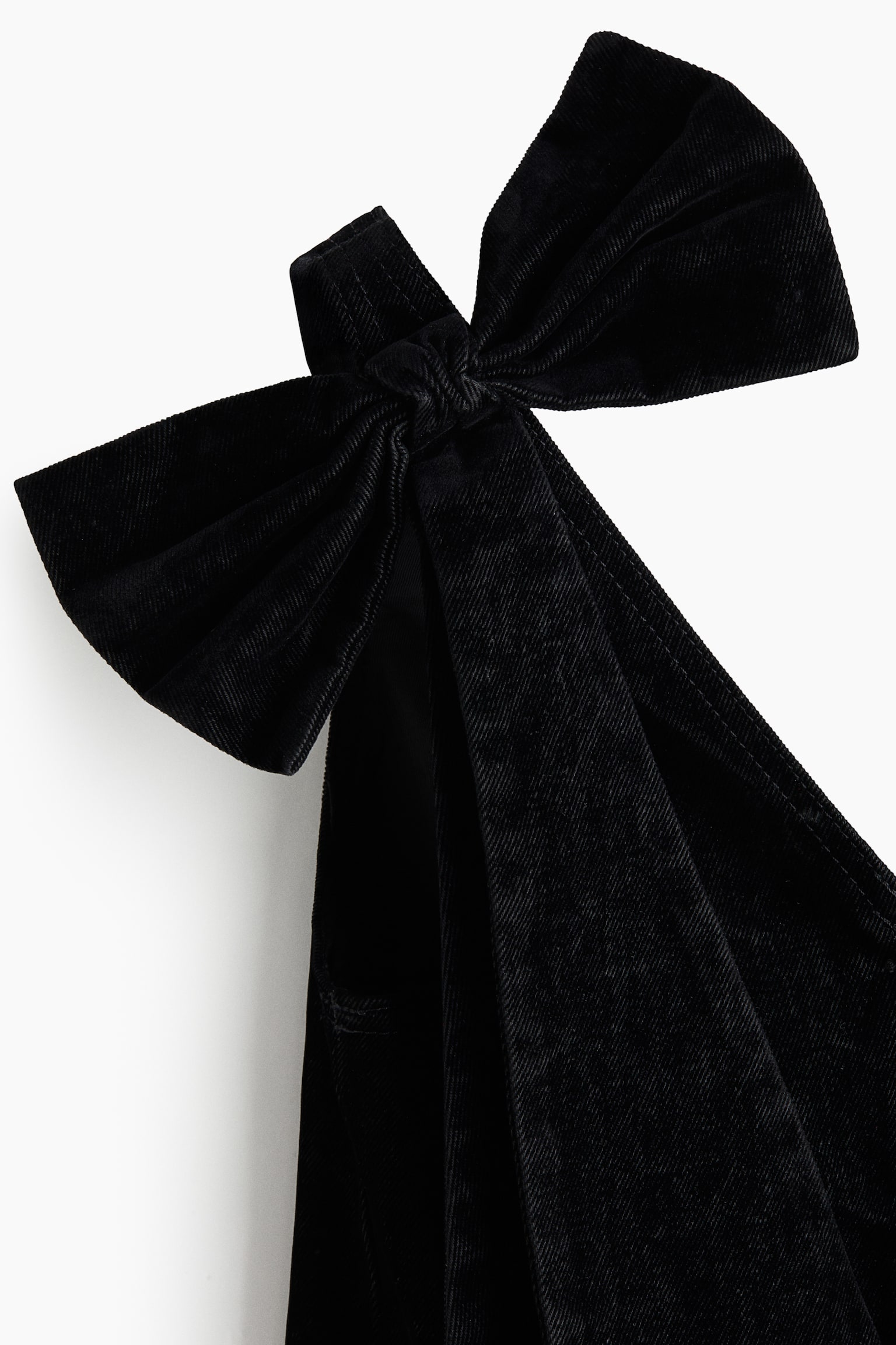 שמלת מיני עם פפיונים - שחור - 7