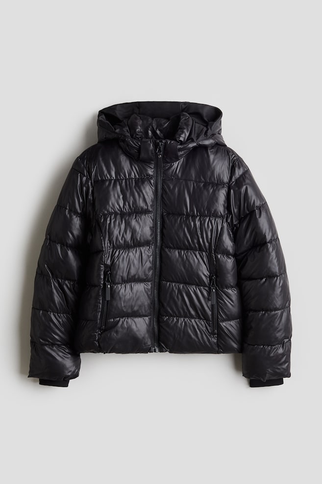 Puffer jacket - Black - 1