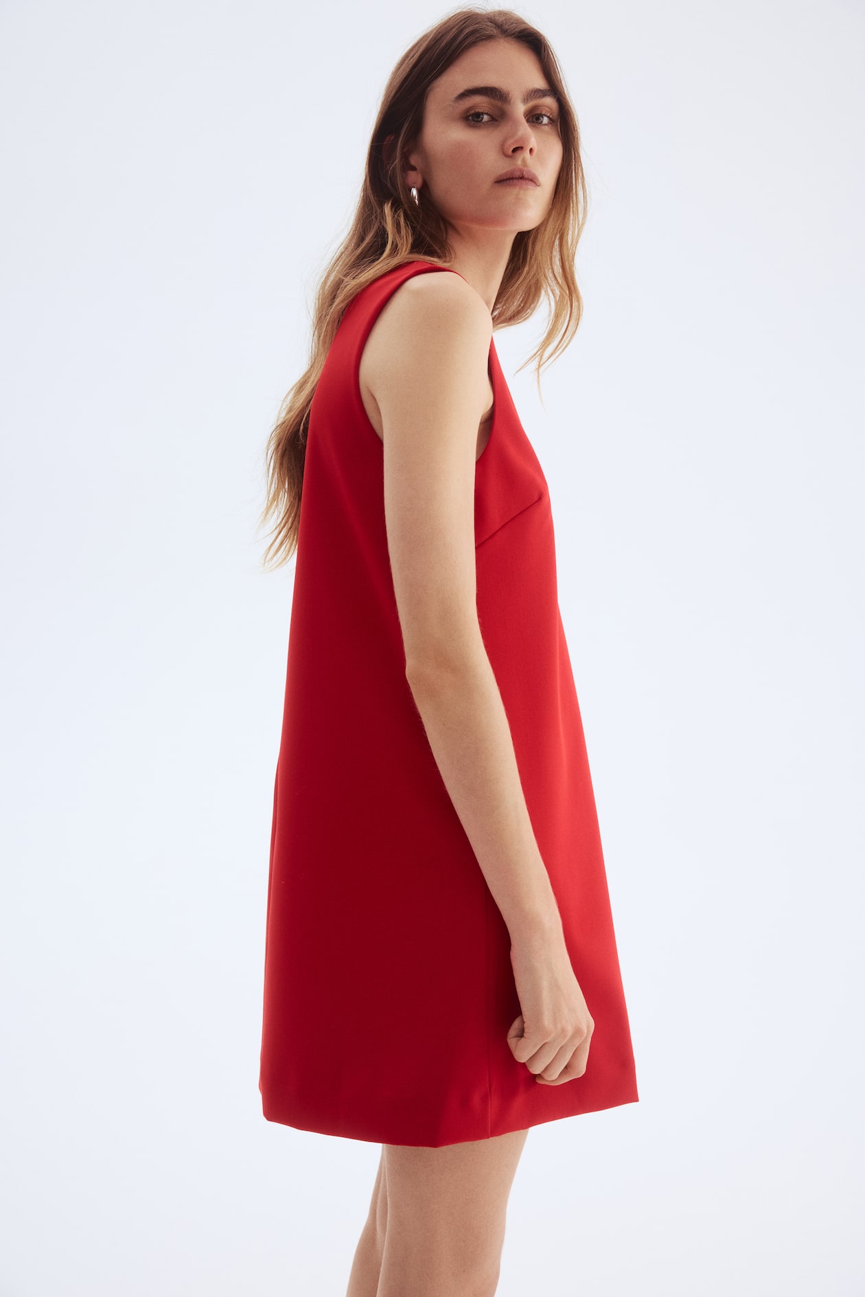 Twill Shift Dress - image 3