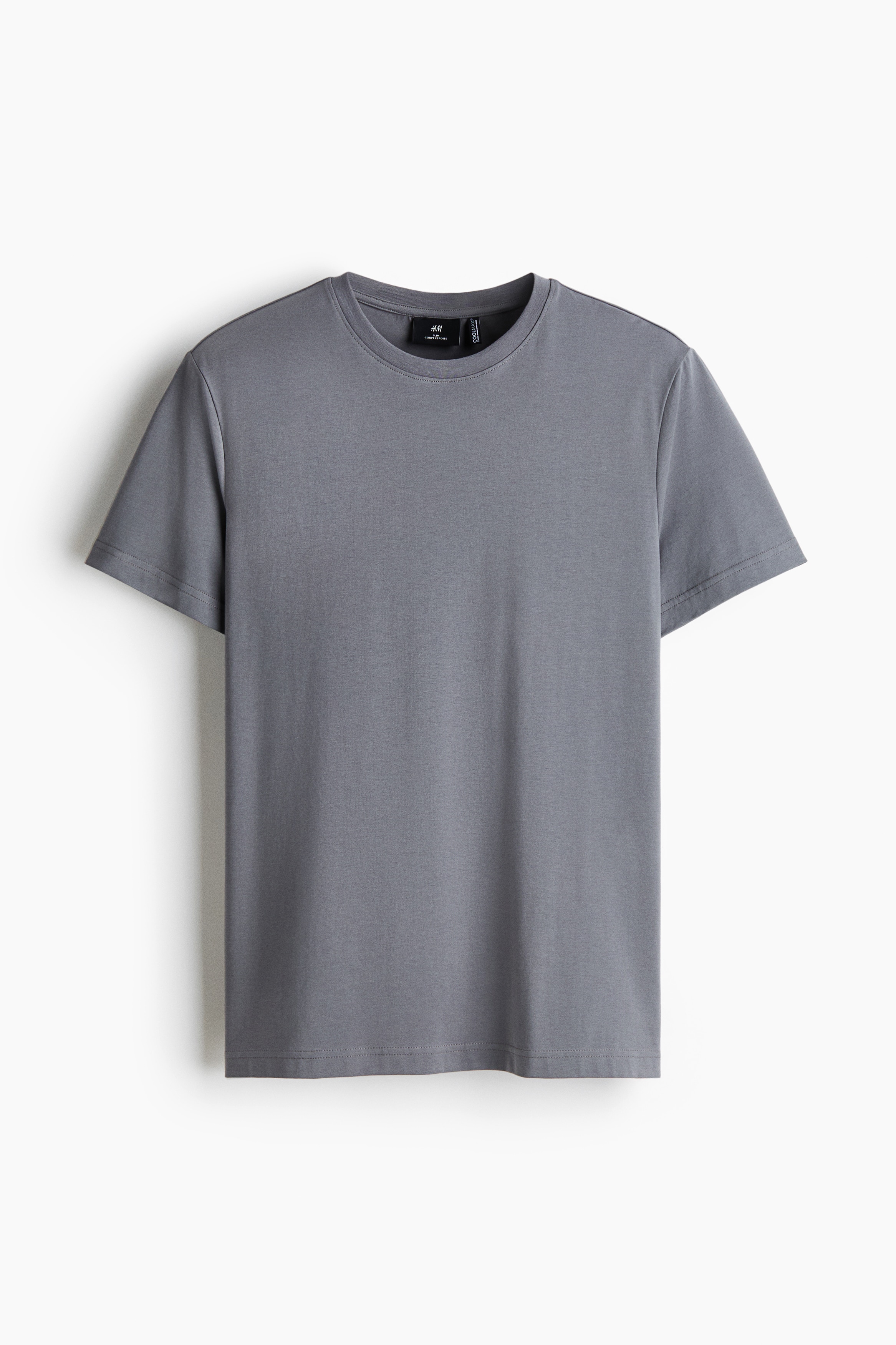 T-shirt COOLMAX® Slim Fit - Gris/Noir/Blanc