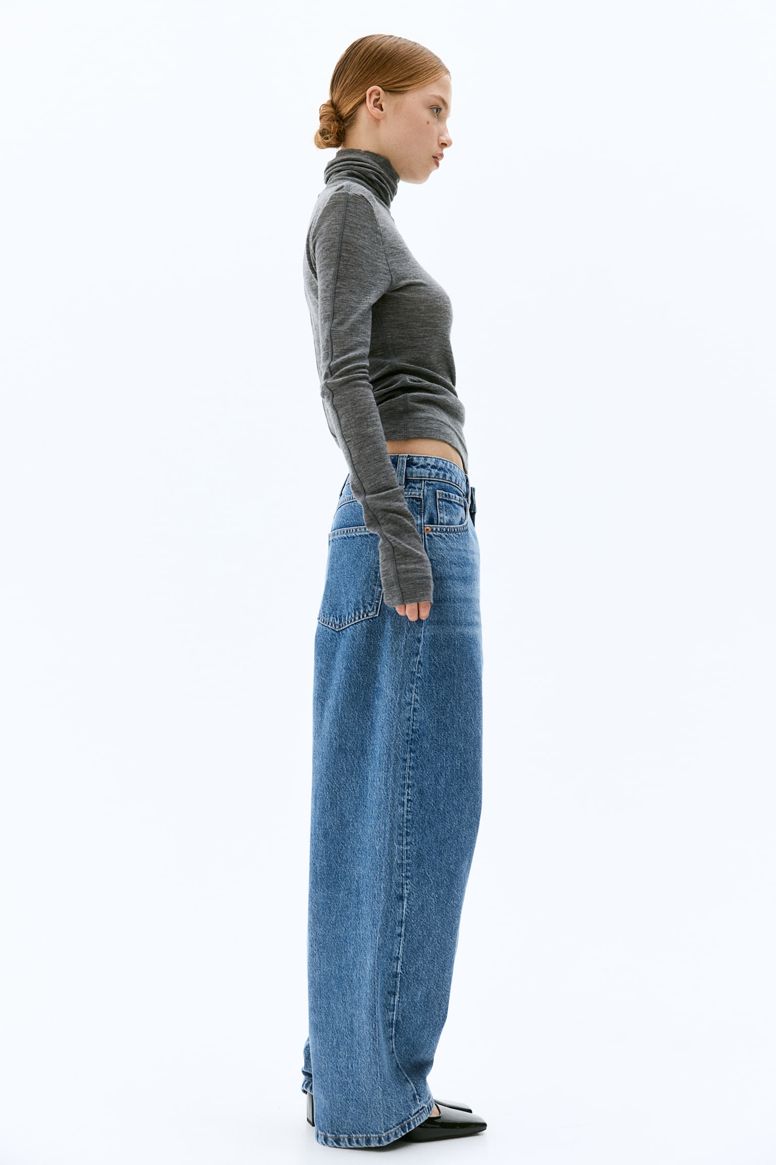 Barrel Regular Jeans - Denim blue/Cream/Pale denim blue/Grey/Black - 6