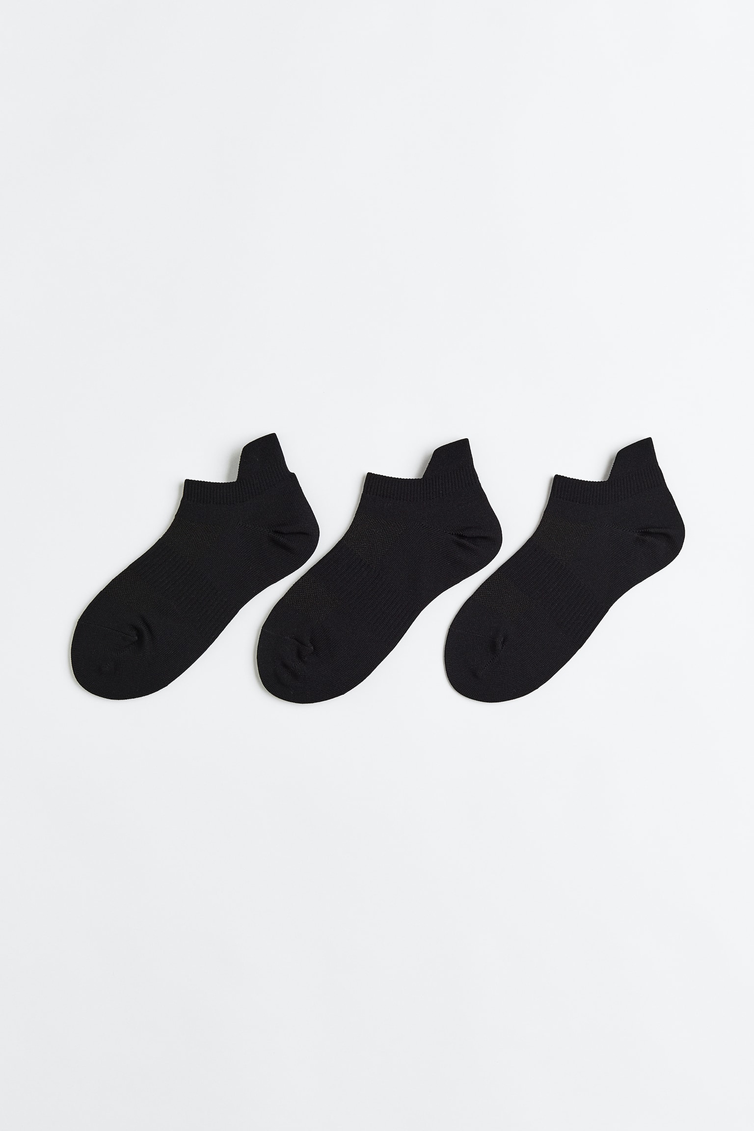 3-pack DryMove™ Sports Socks - Black/White - 1