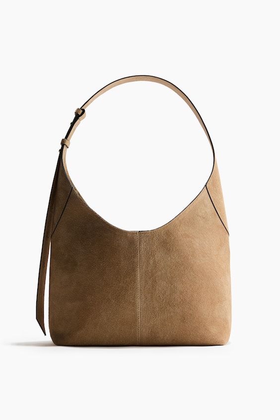 Женские сумки H&M Suede Shoulder Bag