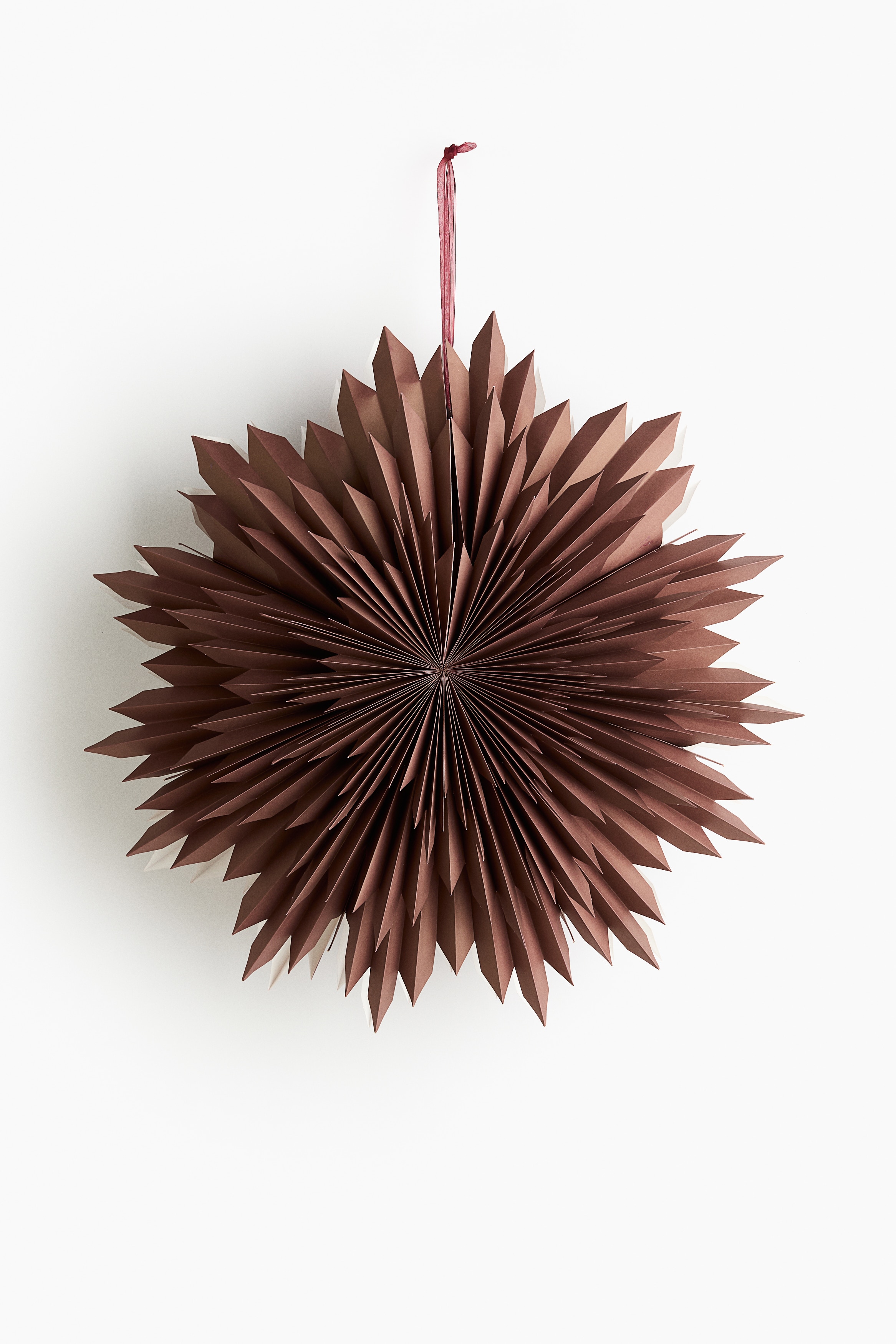 Star Trading - Stjärnformad lampskärm i papper - Brun