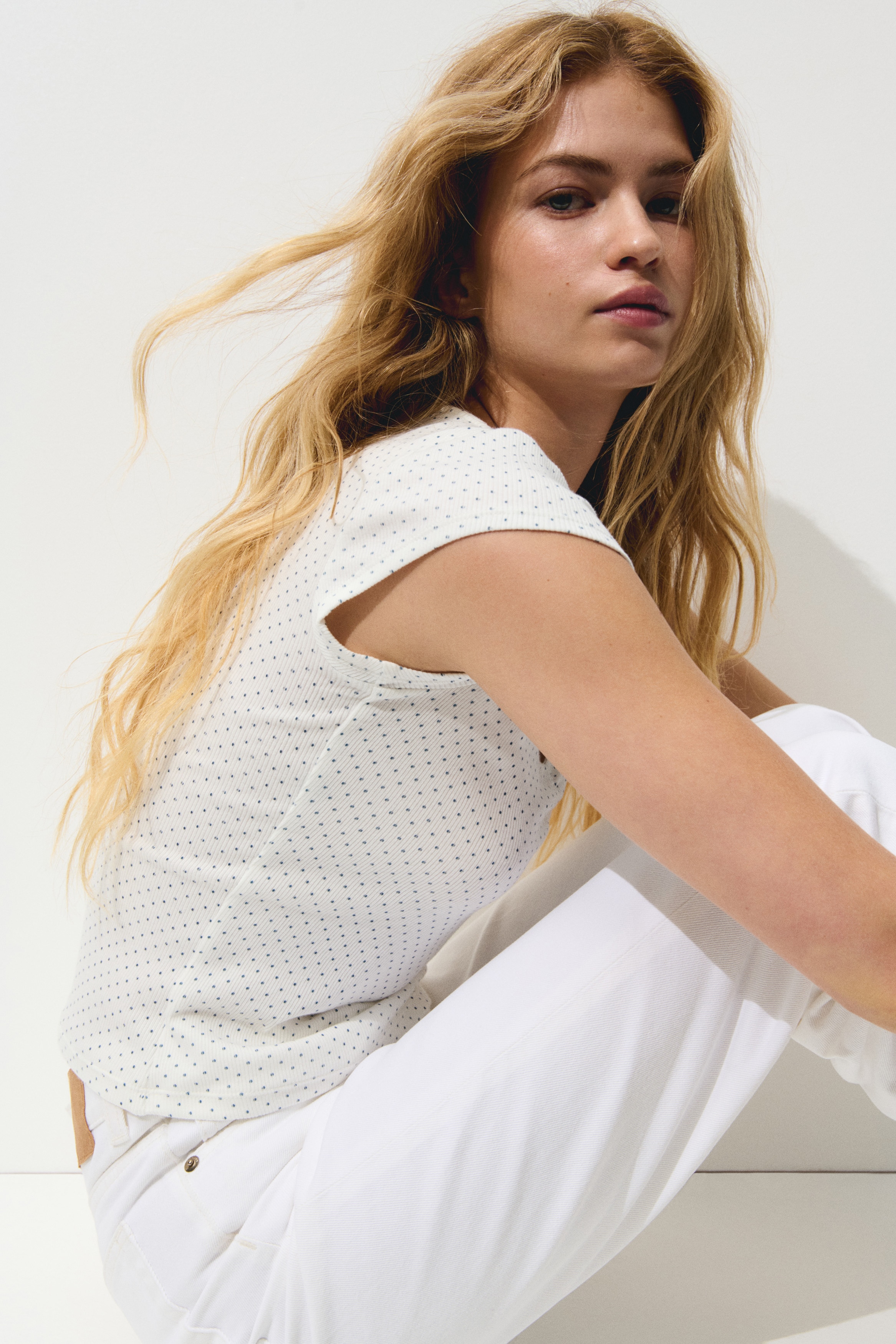 レディース スイートハートネックトップス | H&M JP