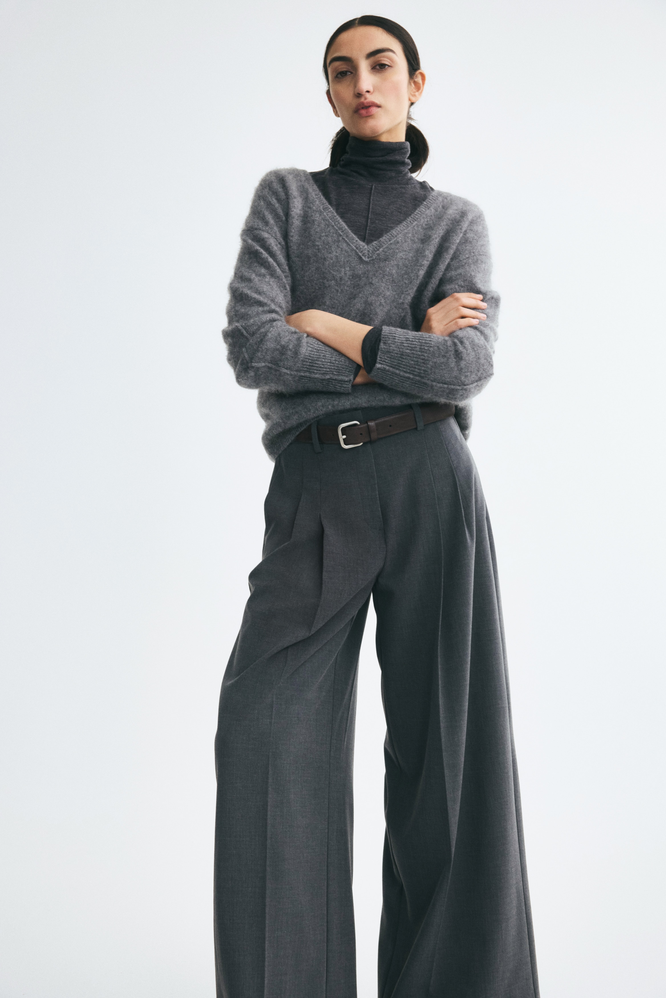 Kemerli Şık Pantolon