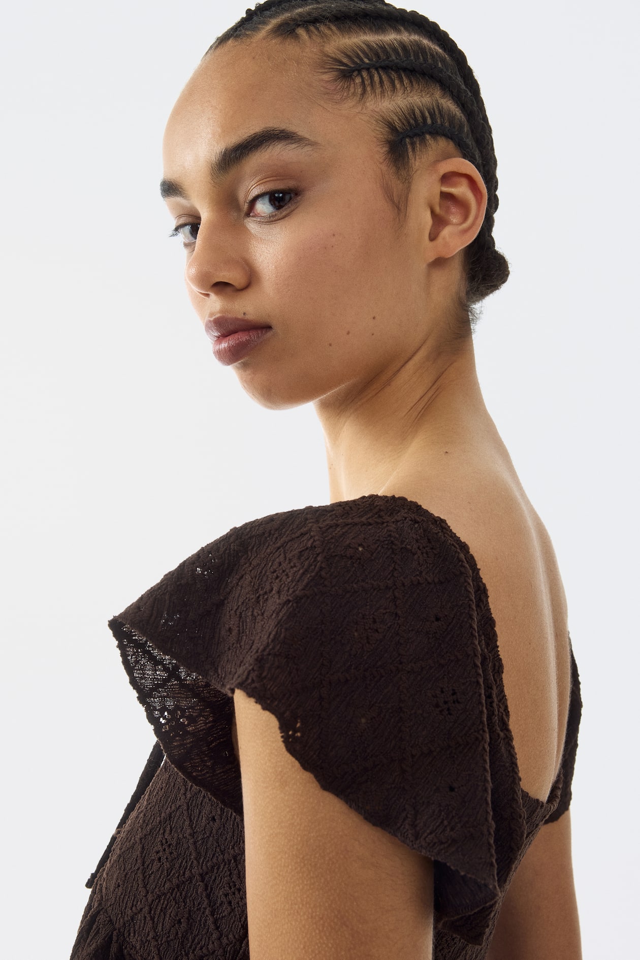 Pointelle Jersey Blouse - image 5