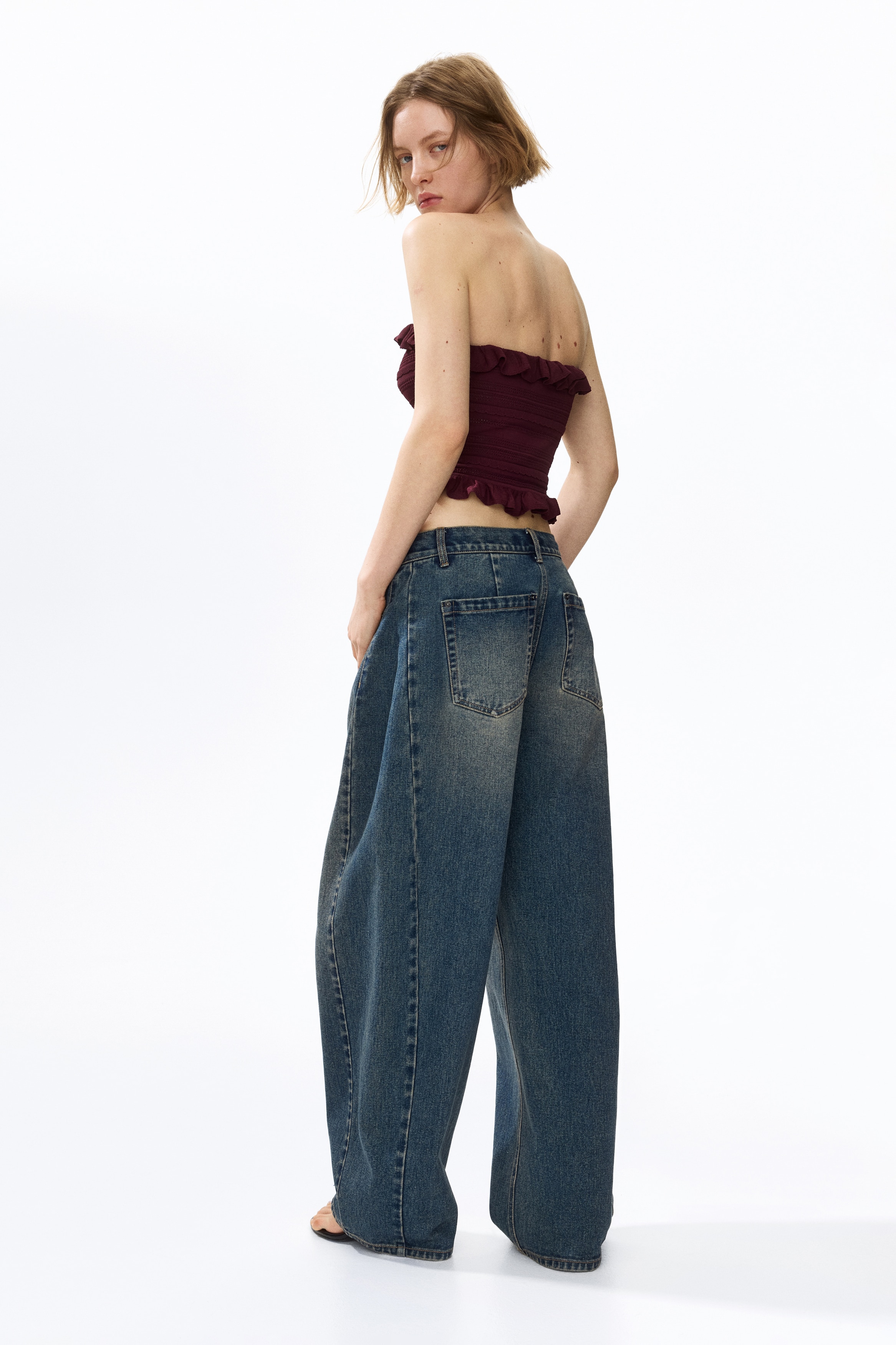 Pointelle-Knit Bandeau Top from H&M - $29.99