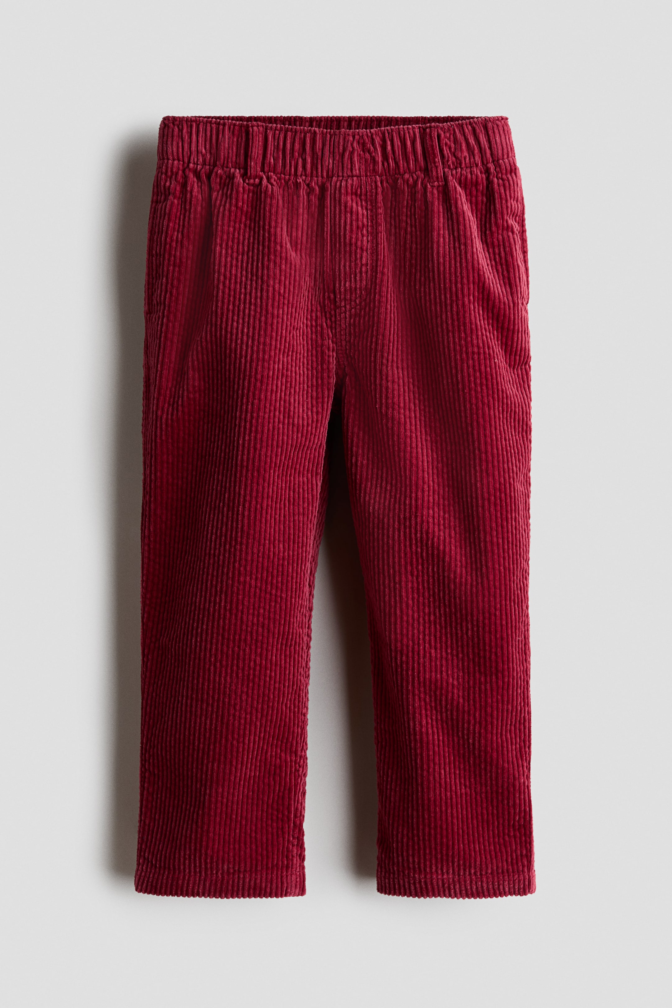 View larger image: Cotton corduroy trousers - Red - Kids | H&M 1