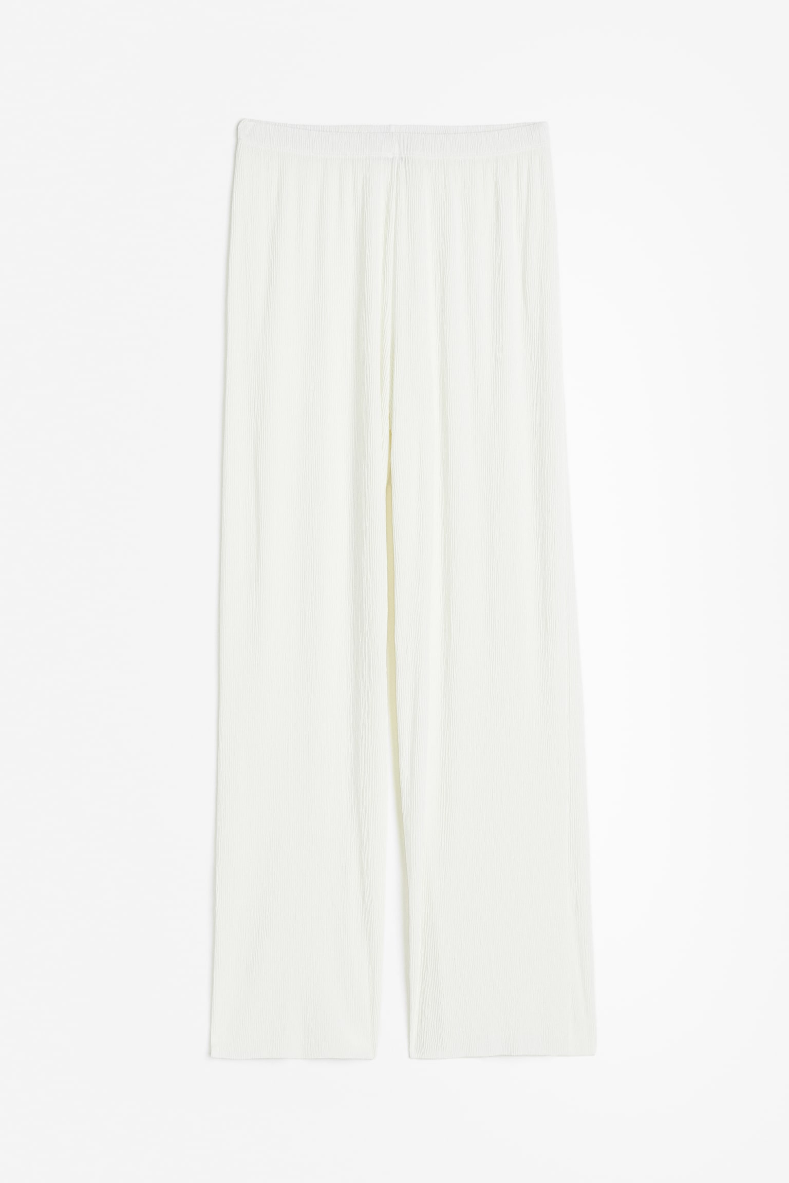 Crinkled trousers - White/Black/Navy blue - 1