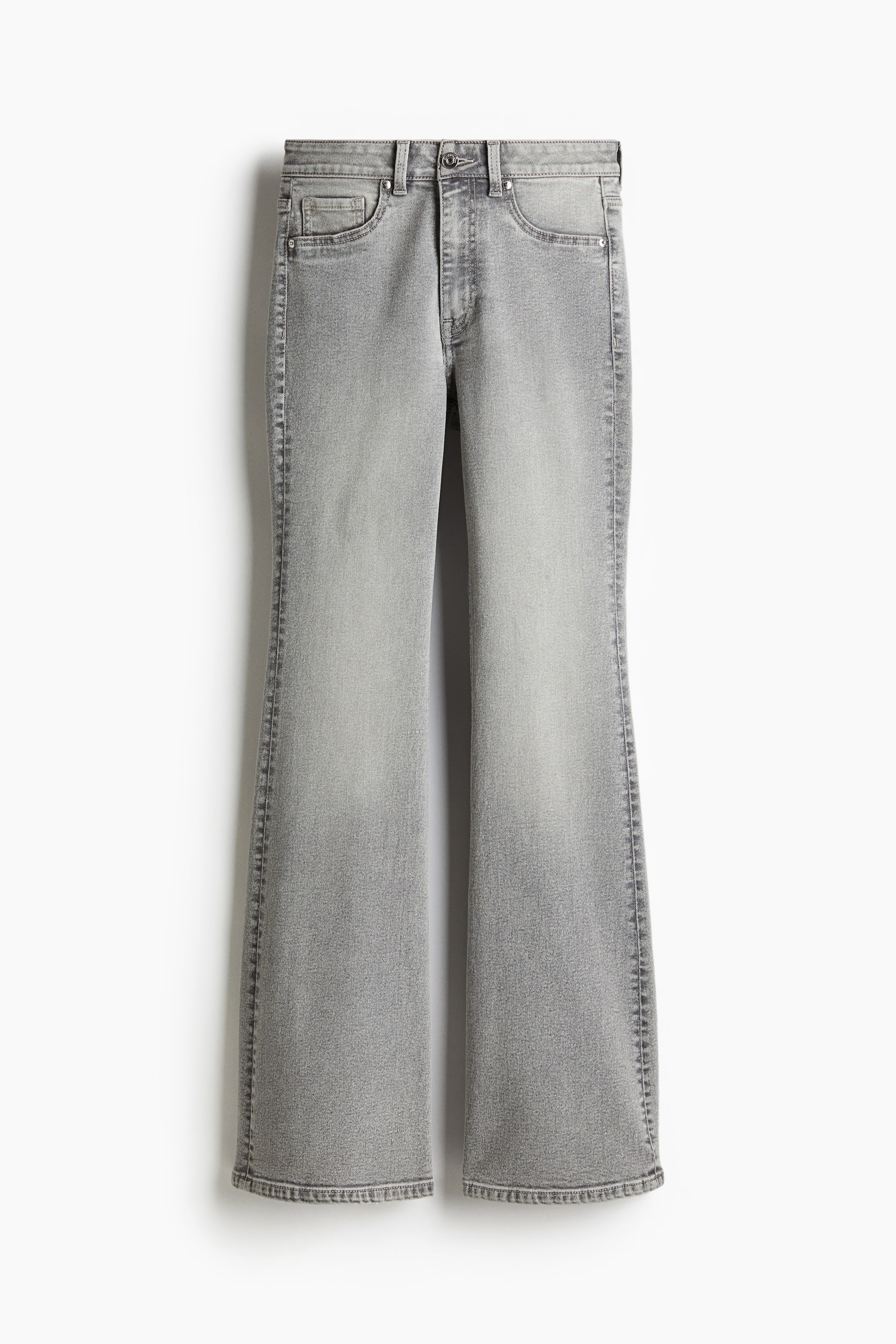 Flared High Jeans - Light grey - Ladies | H&M GB 2