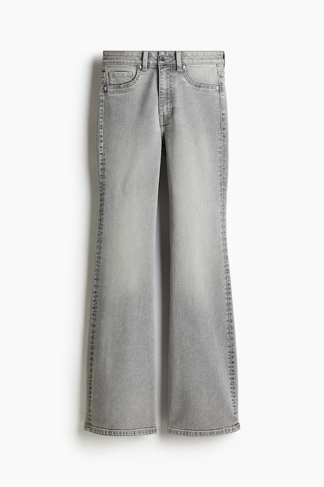 Flared High Jeans - Light grey/Denim blue/Light denim blue/Black/Washed out/Denim blue/Dark denim blue/Washed grey/White/Washed denim blue/Pale denim blue/Burgundy - 1