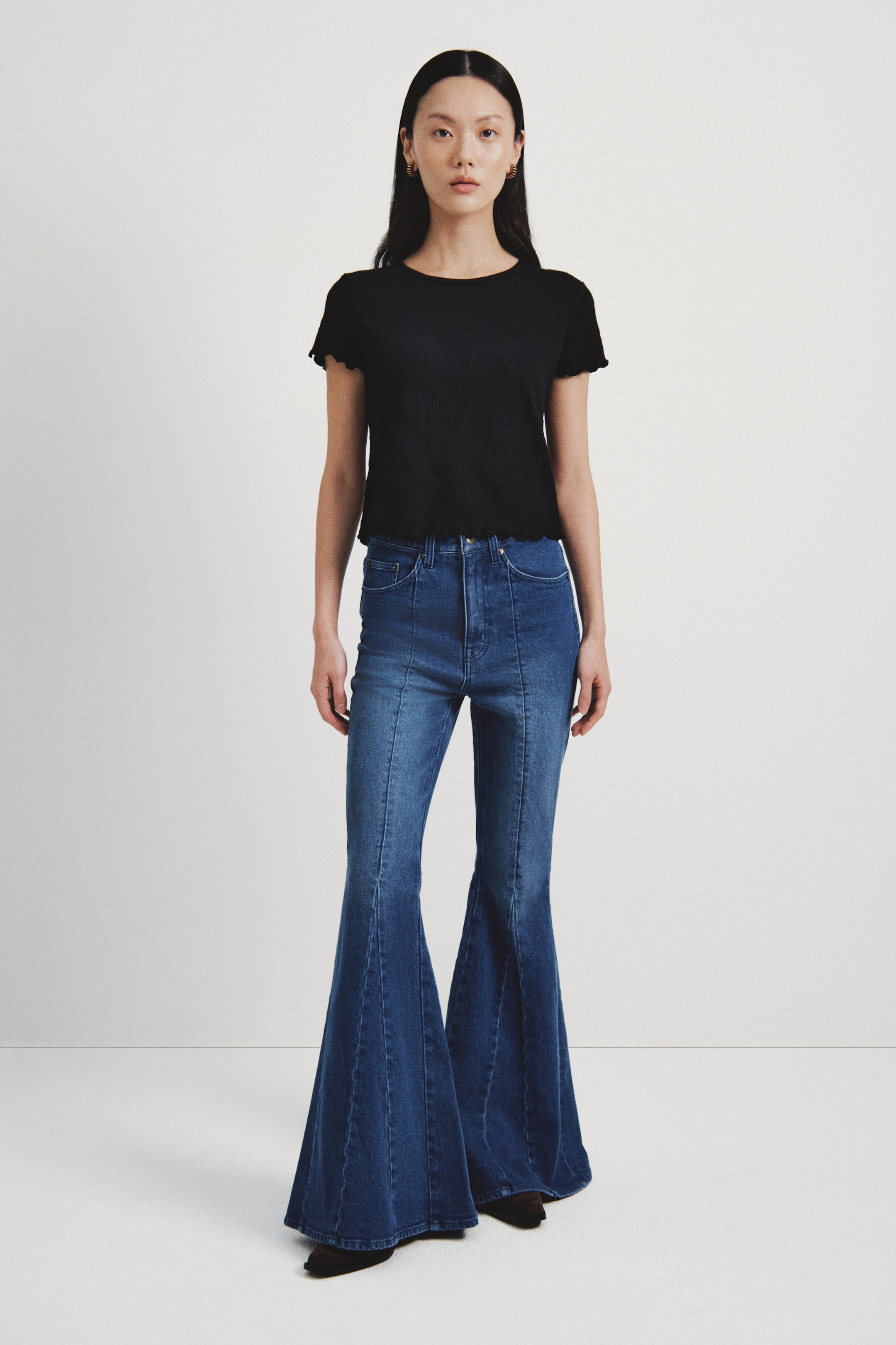 View larger image: Smocked top - Black - Ladies | H&M MY 1