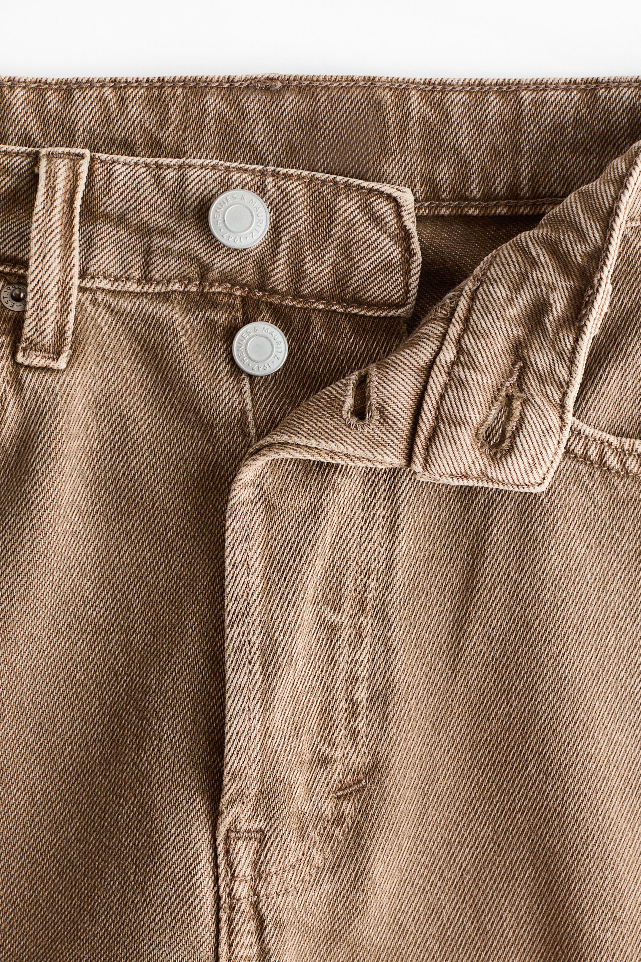 Женские джинсы H&M Straight High Waist Ankle Jeans — фото 6