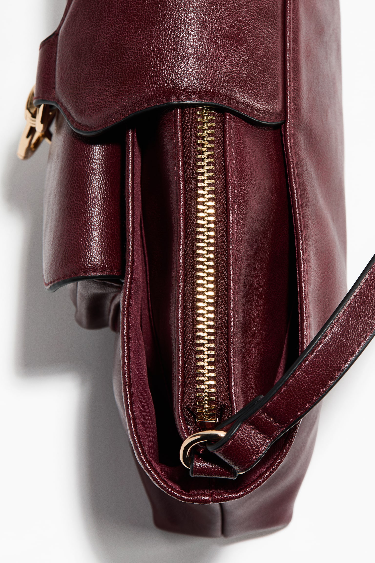 Shoulder bag - Burgundy/Black - 3