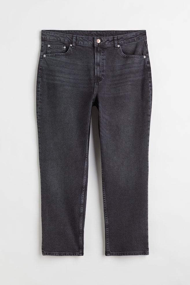 Slim Straight High Ankle Jeans - Dark denim grey/Light denim blue/Denim blue - 1
