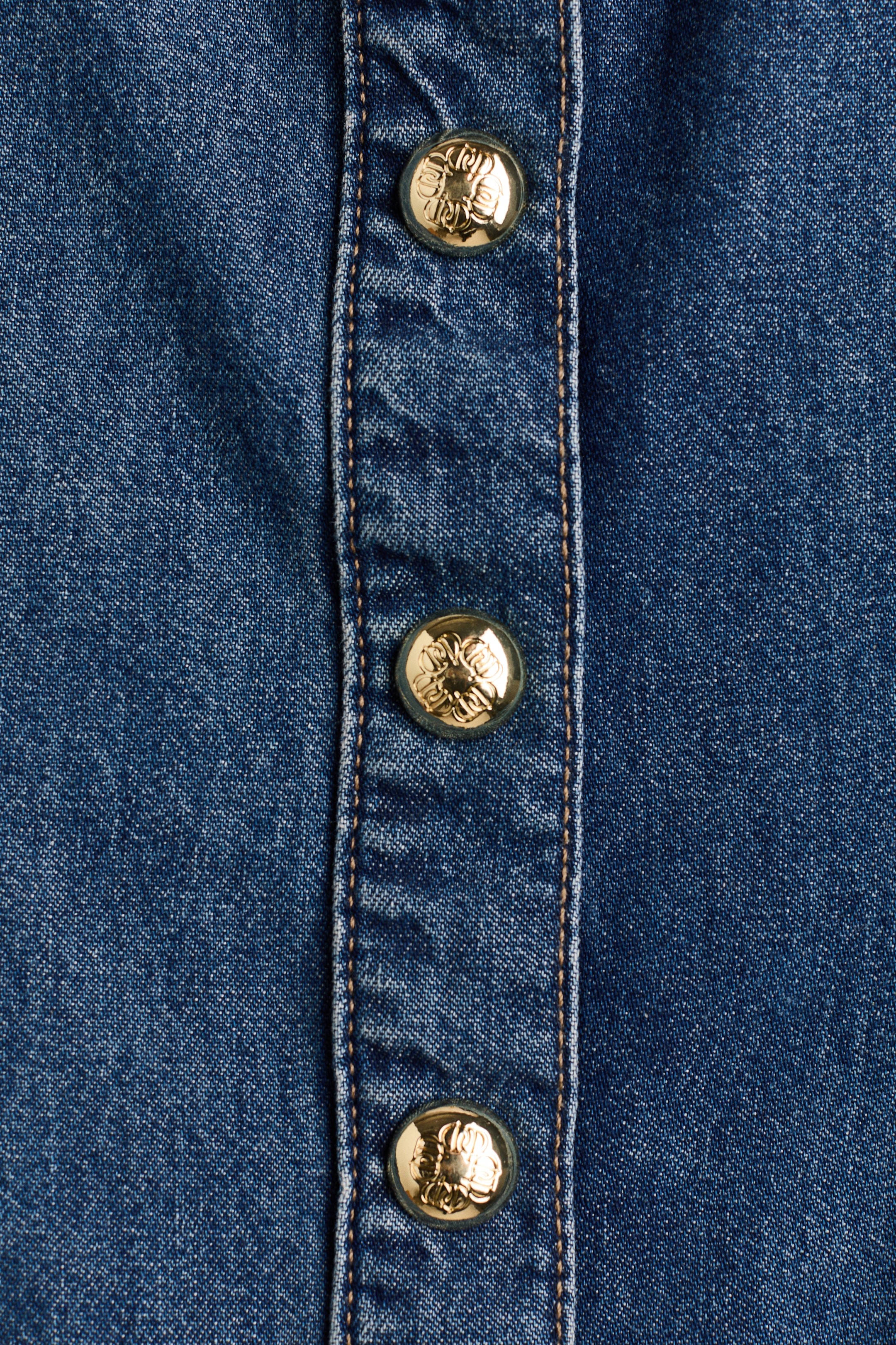 Robe en denim avec jupe évasée