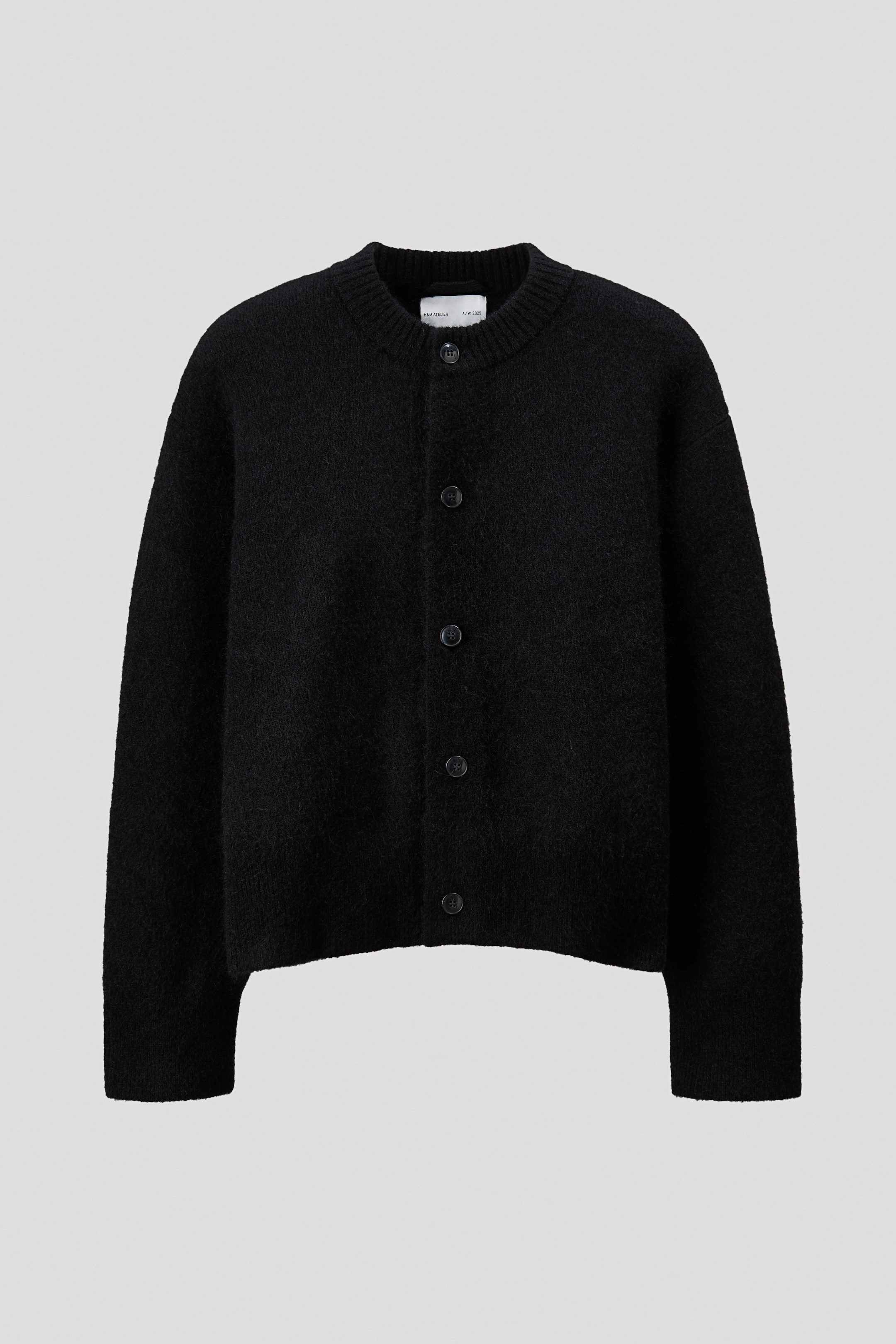 Ingrandisci l'immagine: Cardigan in misto mohair Relaxed Fit - Nero - UOMO | H&M CH 8