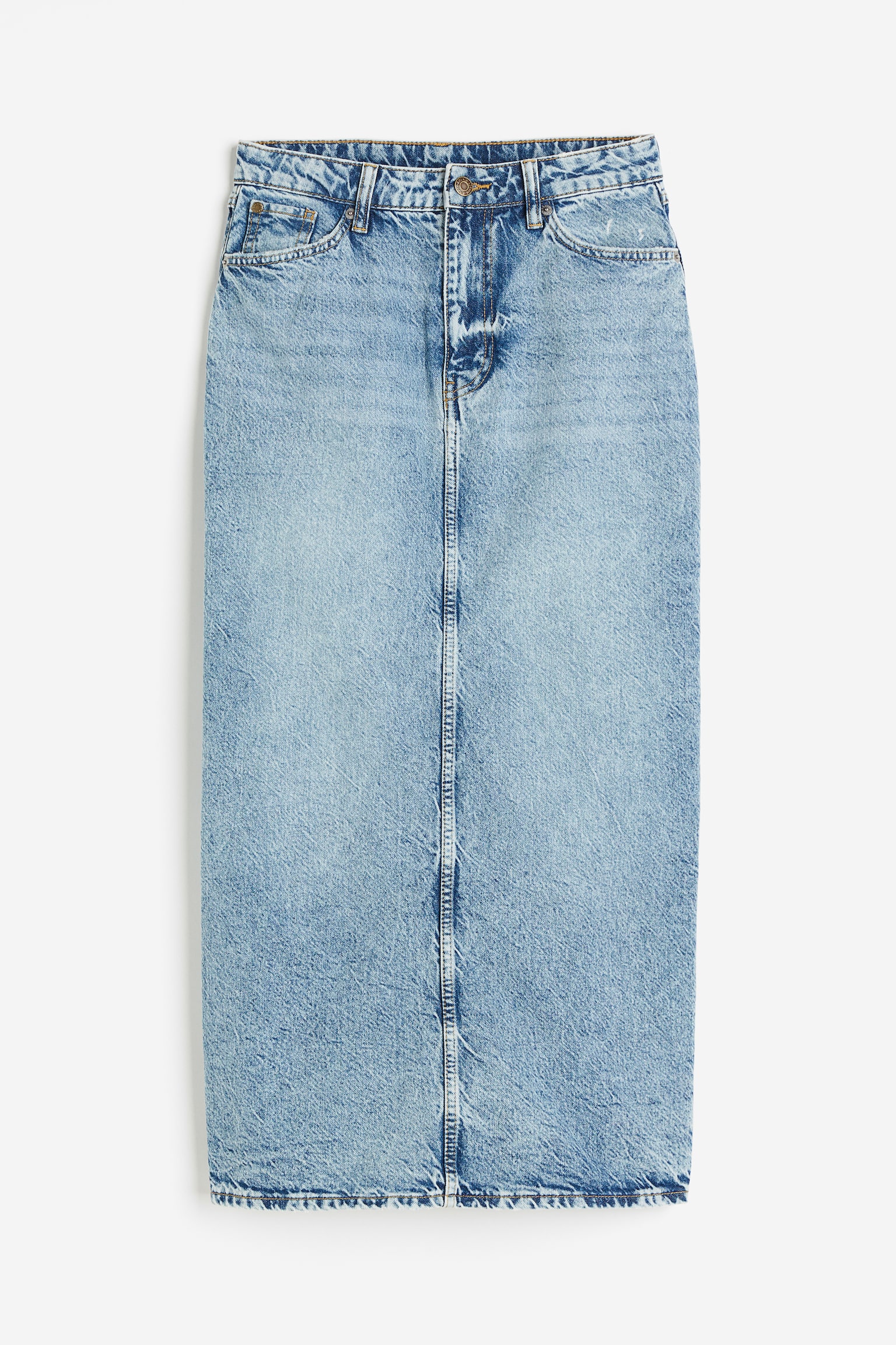 Denim Skirt - Denim blue/Light denim blue/Dark grey - 1