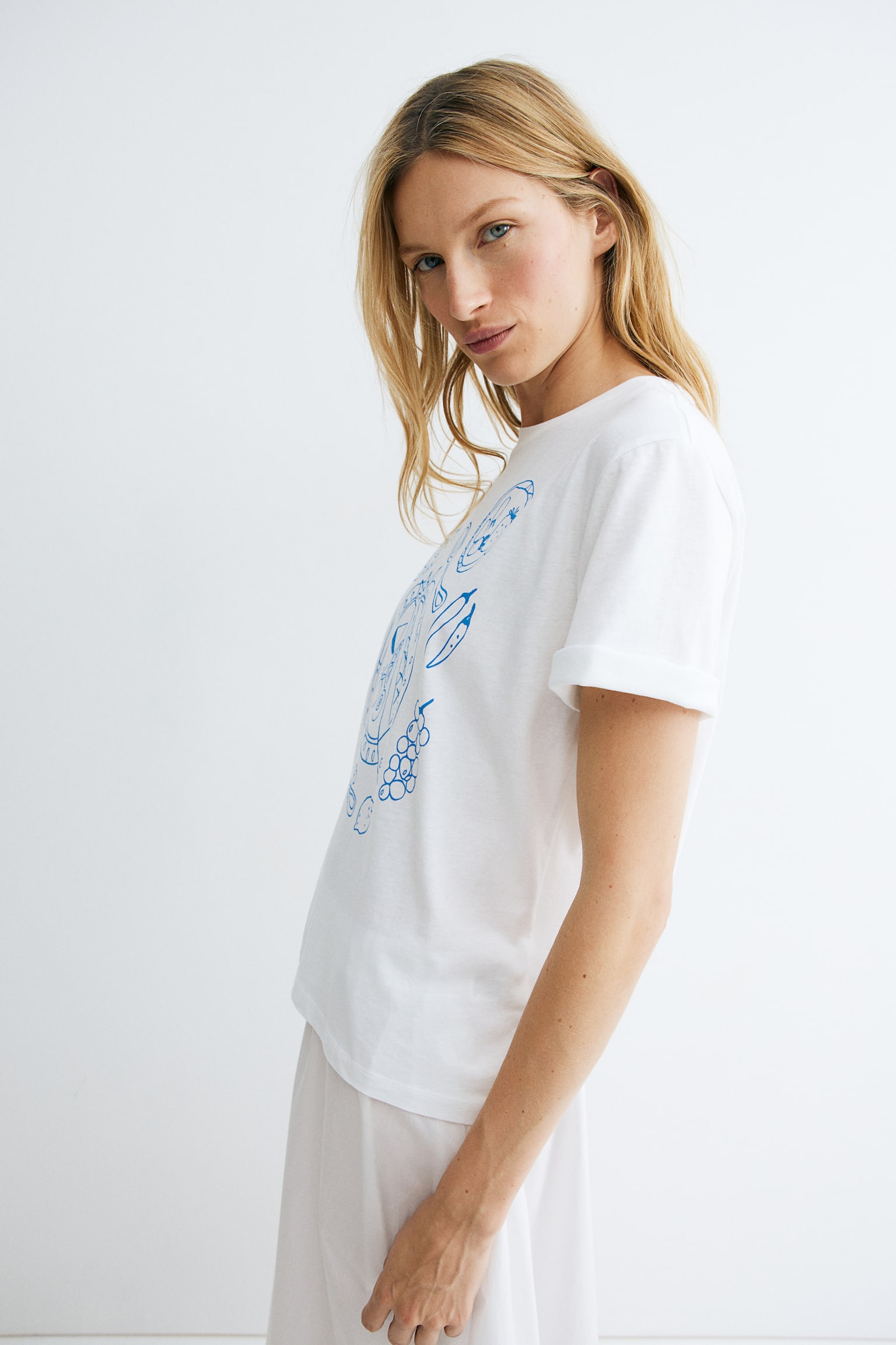 Cotton Tee - White/Picnic food/Dark grey/La Palma/Cream/Bonne Soirée/Cream/Paris/White/Bright blue stripe/Cream/Paris/Dark grey/Palm tree/Cream/NYC Sports/White/The Hamptons/Light grey marle/Paris/Light green/Voilà L'été - 6