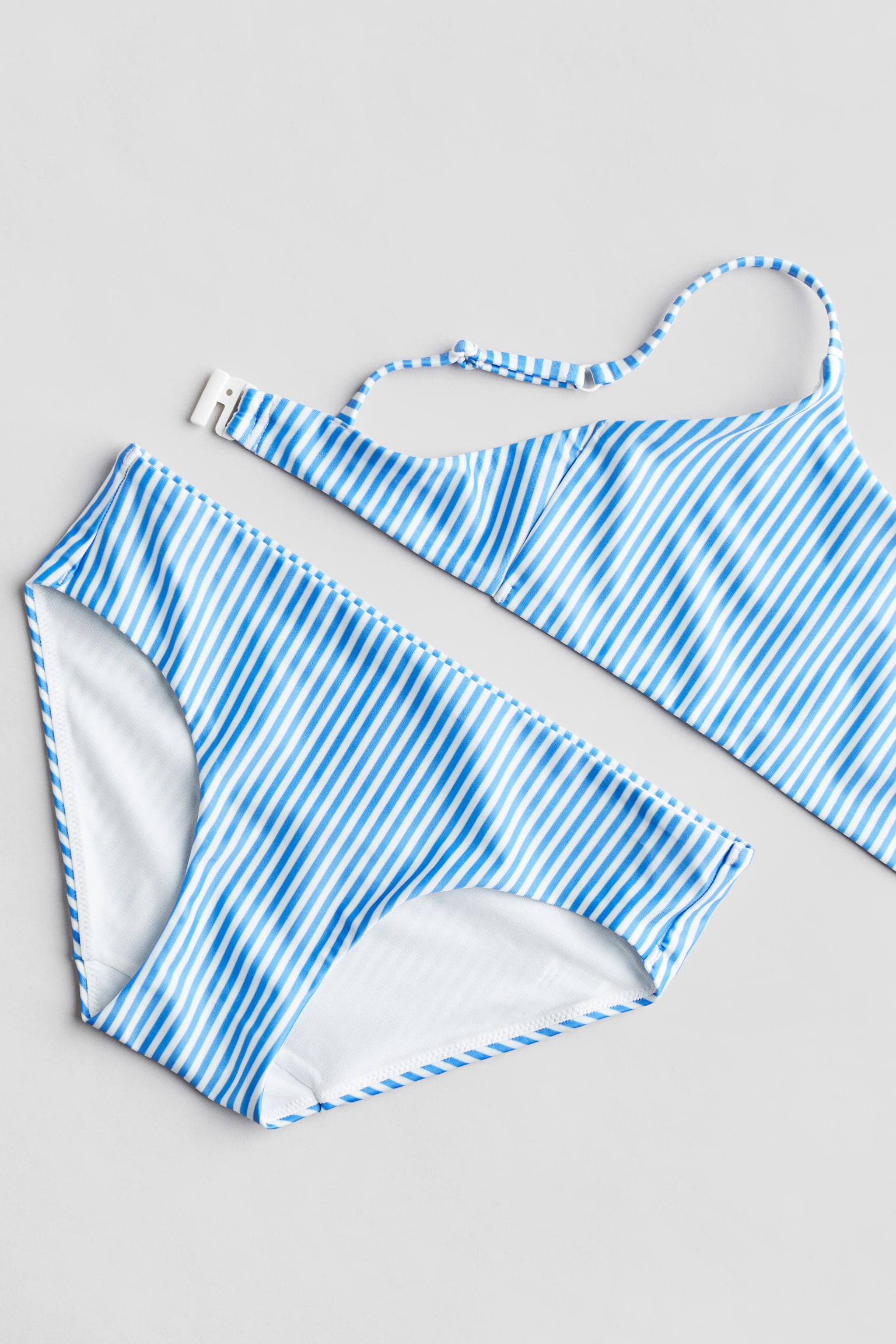 Bikini - Blue/Striped/Pink - 2