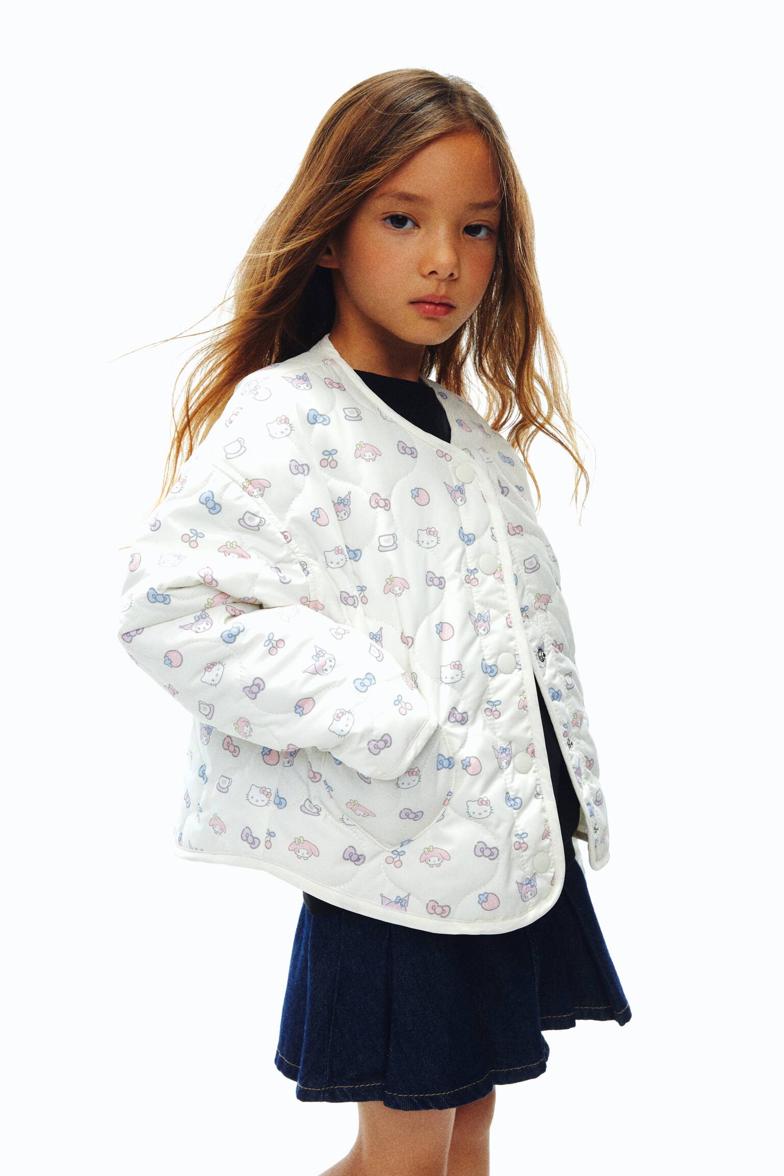 キルティングジャケット - ホワイト／ハローキティ - 4