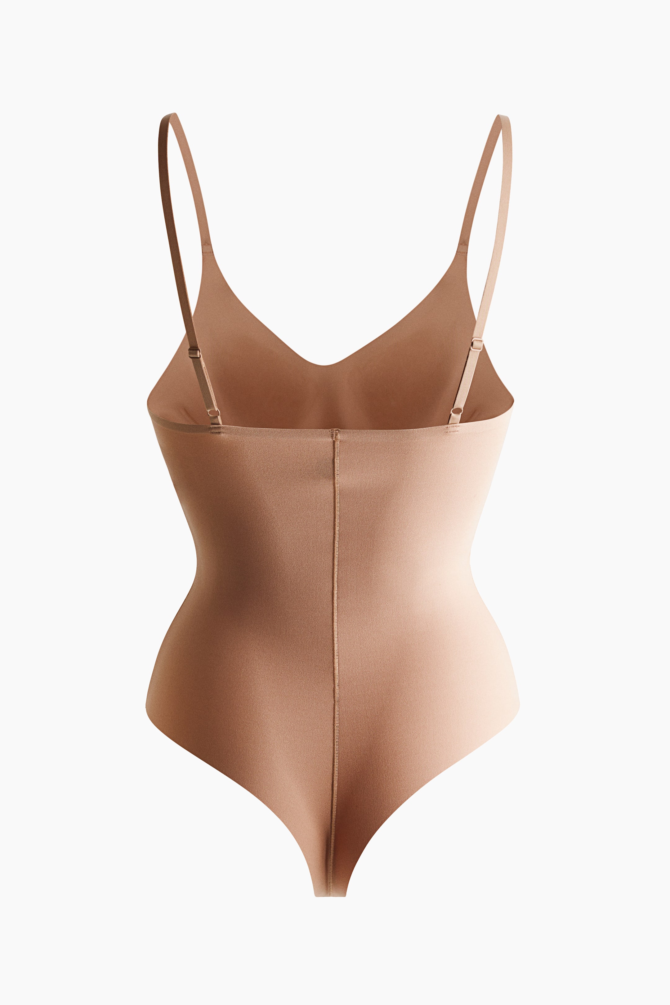 View larger image: Light Shape Microfibre thong body - Dark beige - Ladies | H&M GB 2