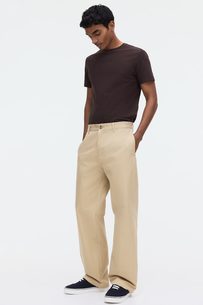 Tricou Slim Fit - Maro-închis/Verde-kaki/Alb/Negru/Alb/dungi negre/Bleumarin/Mov/Verde-pădure - 5