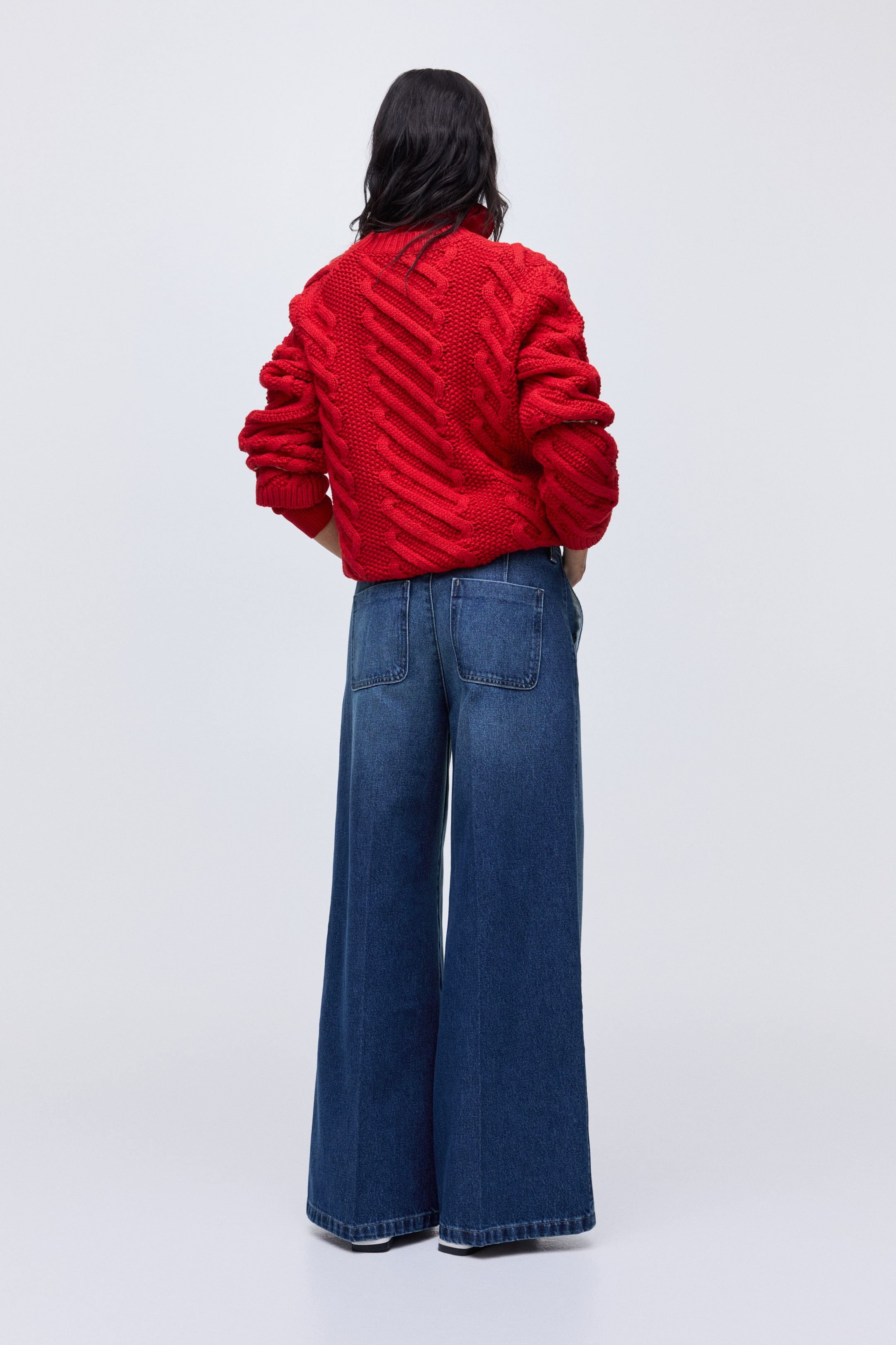 Zobrazit větší obrázek: Super Wide High Jeans - Denim blue - ŽENY | H&M CZ 3