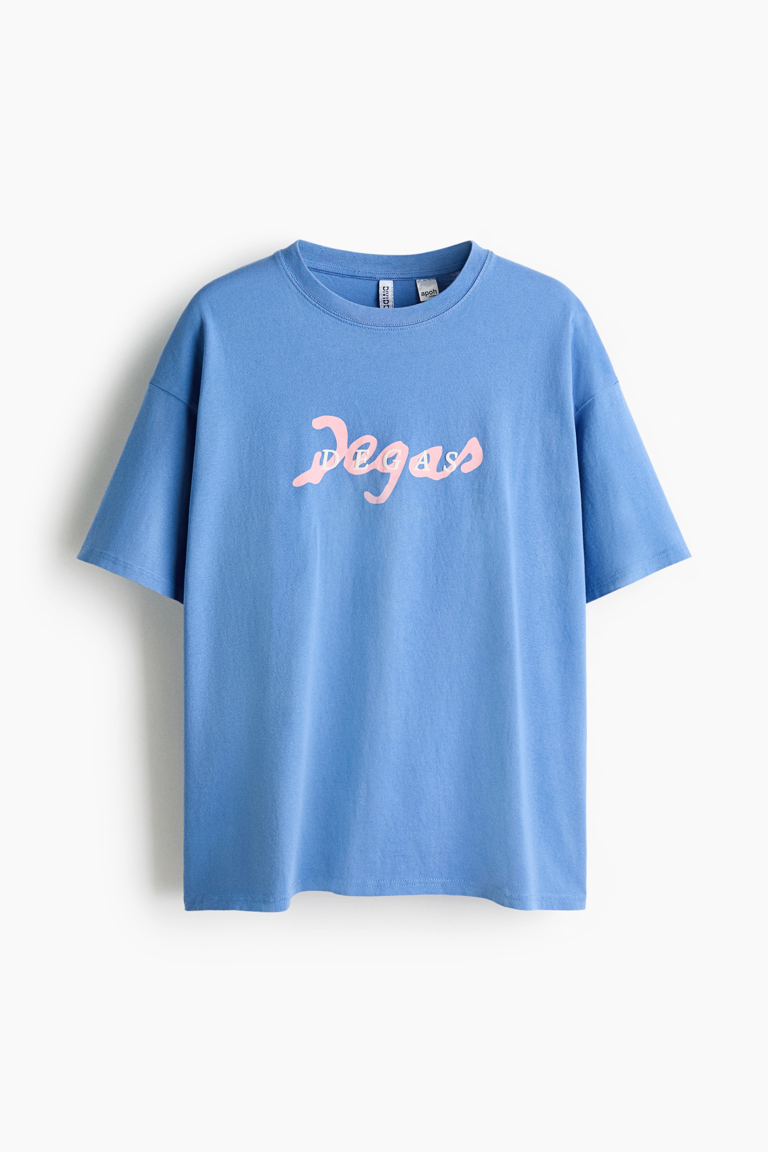 T-shirt oversize imprimé - Bleu/Degas/Beige clair/Monet