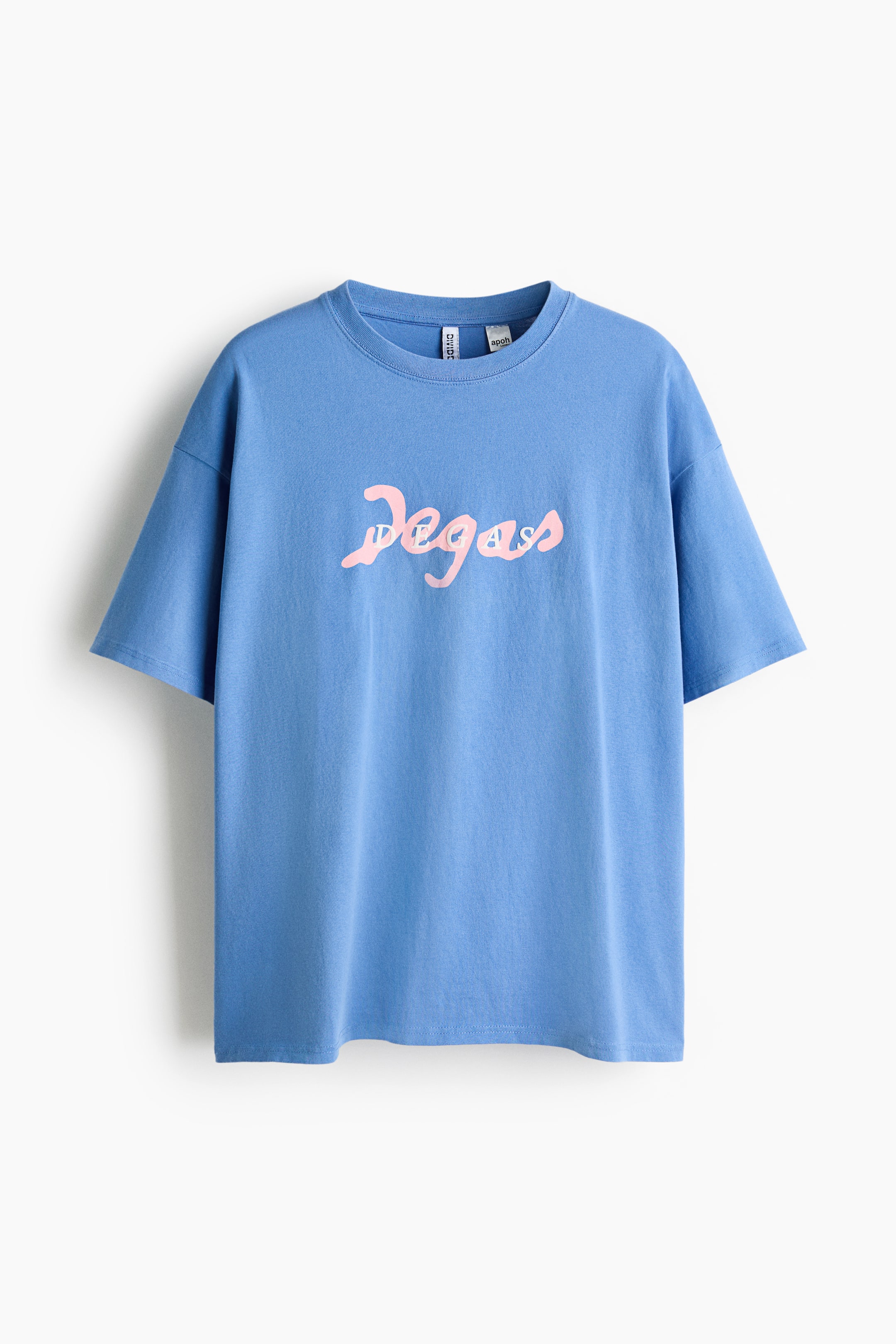Agrandir l'image: T-shirt oversize imprimé - Bleu/Degas - FEMME | H&M BE 1