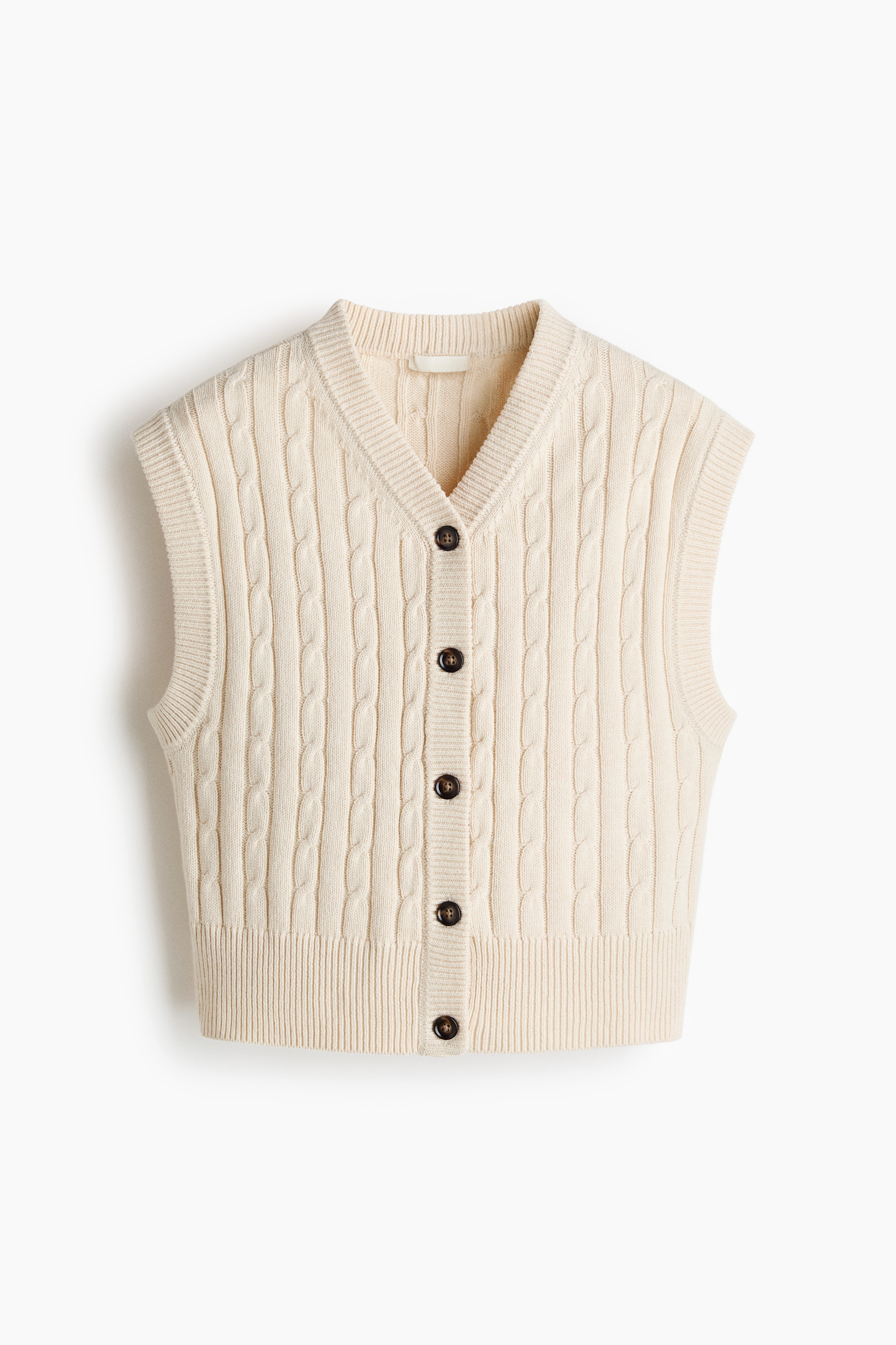 Cable Knit Vest