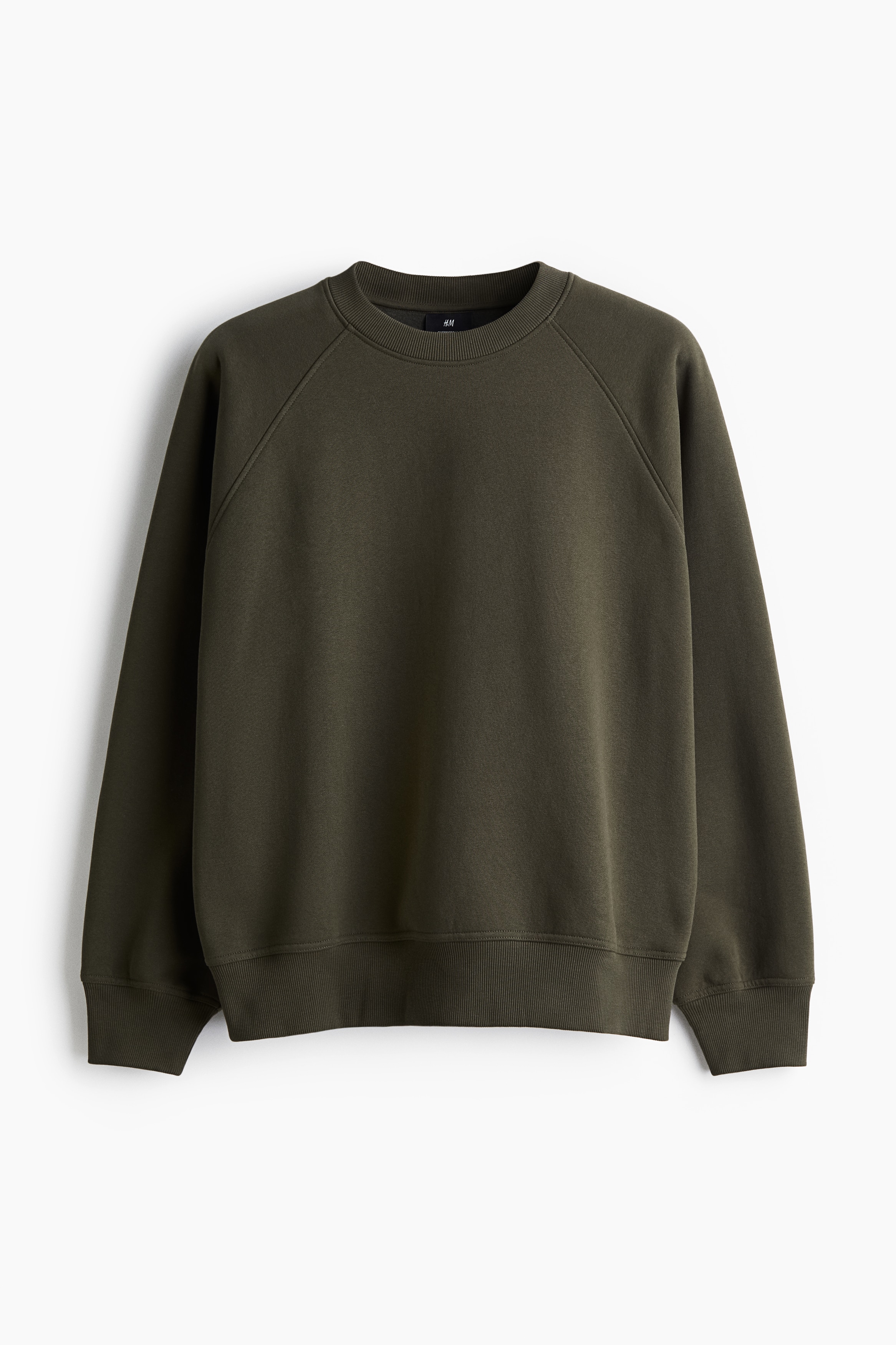 Felpa Oversized Fit - Verde kaki scuro/Beige/Blu/Plum purple/Nero/Grigio mélange