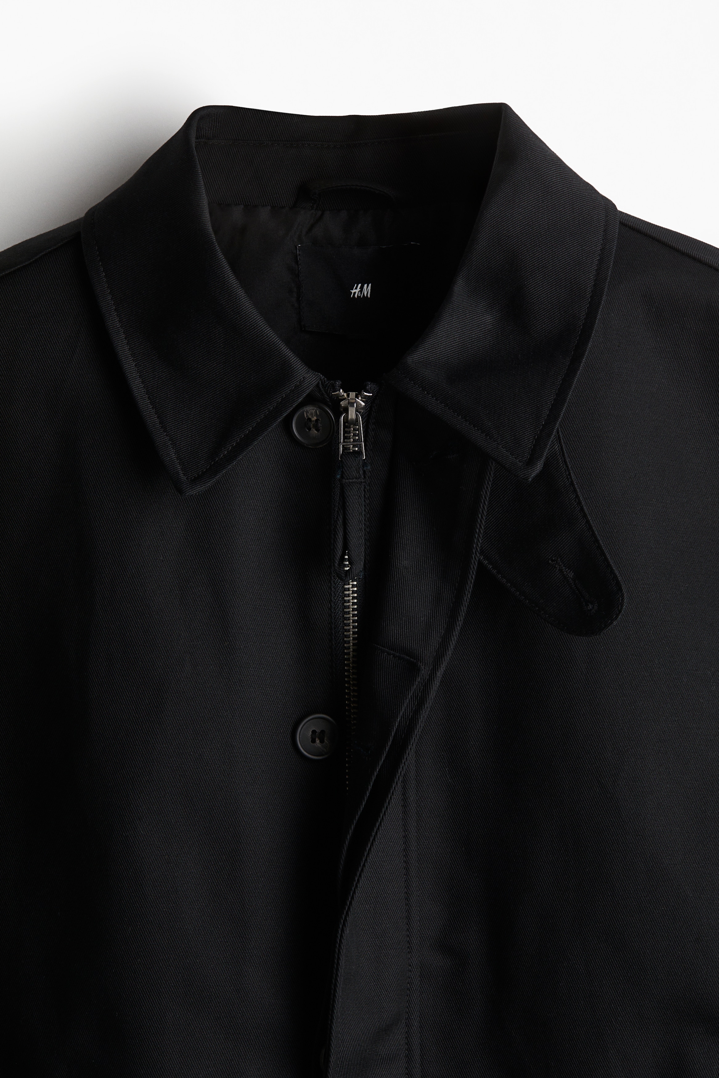 ルーズフィット ツイルジャケット - ブラック - Men | H&M JP