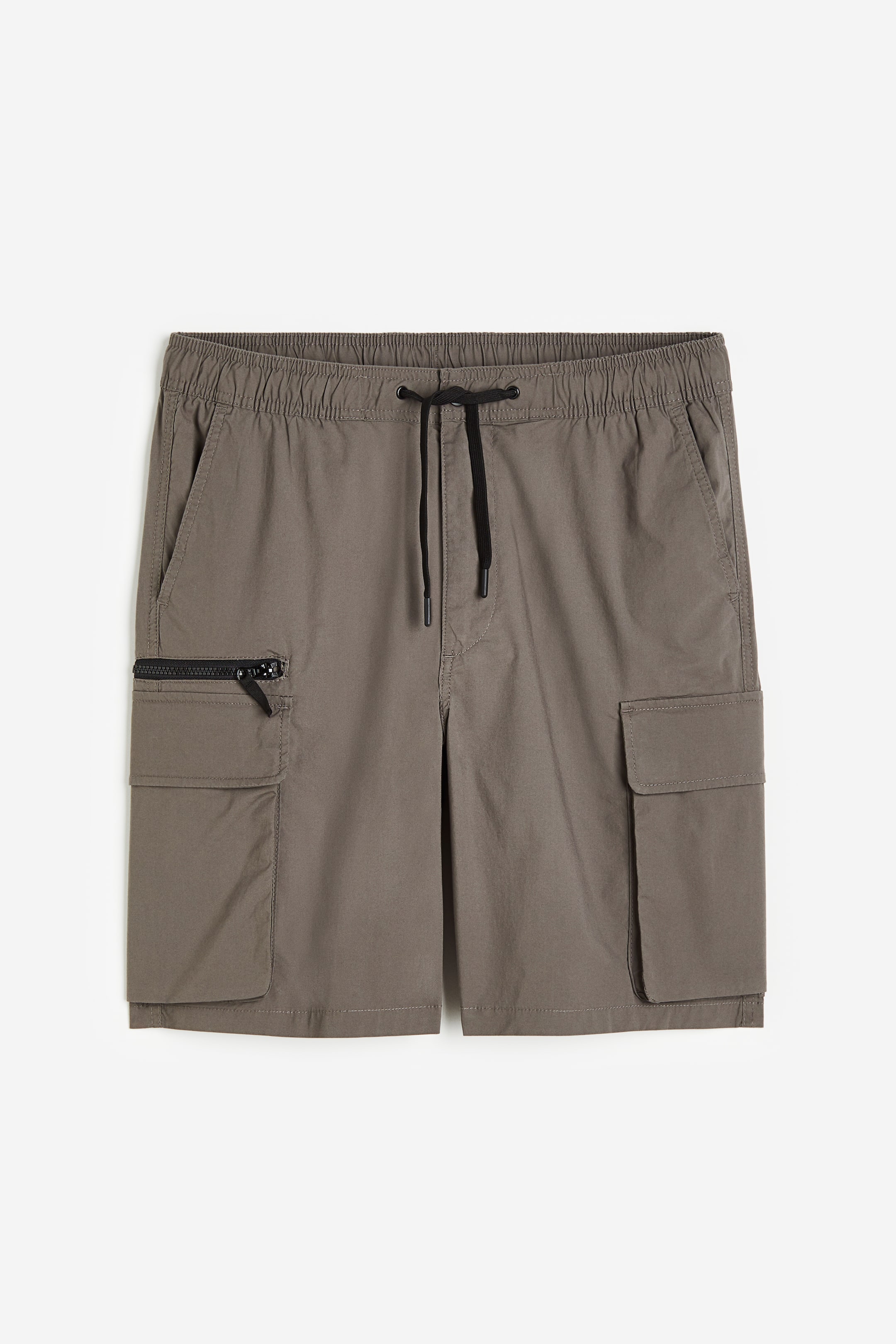 View larger image: Regular Fit Knee-length cargo shorts - Dark grey - Men | H&M MY 1