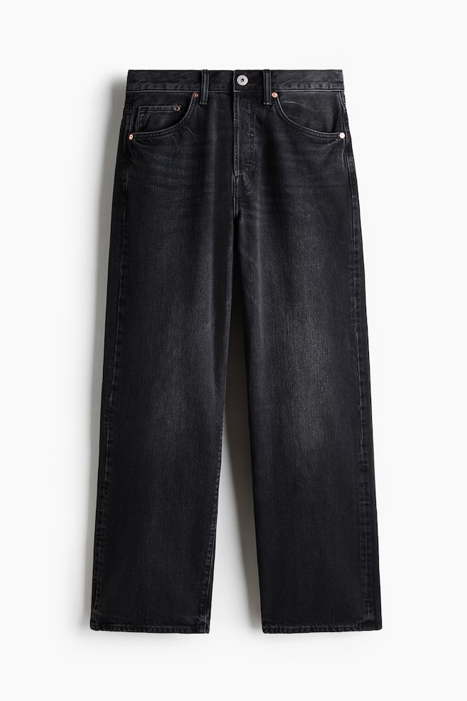 Loose Jeans - Denim black/Denim gray/Dark brown/Denim blue/Light denim blue - 1