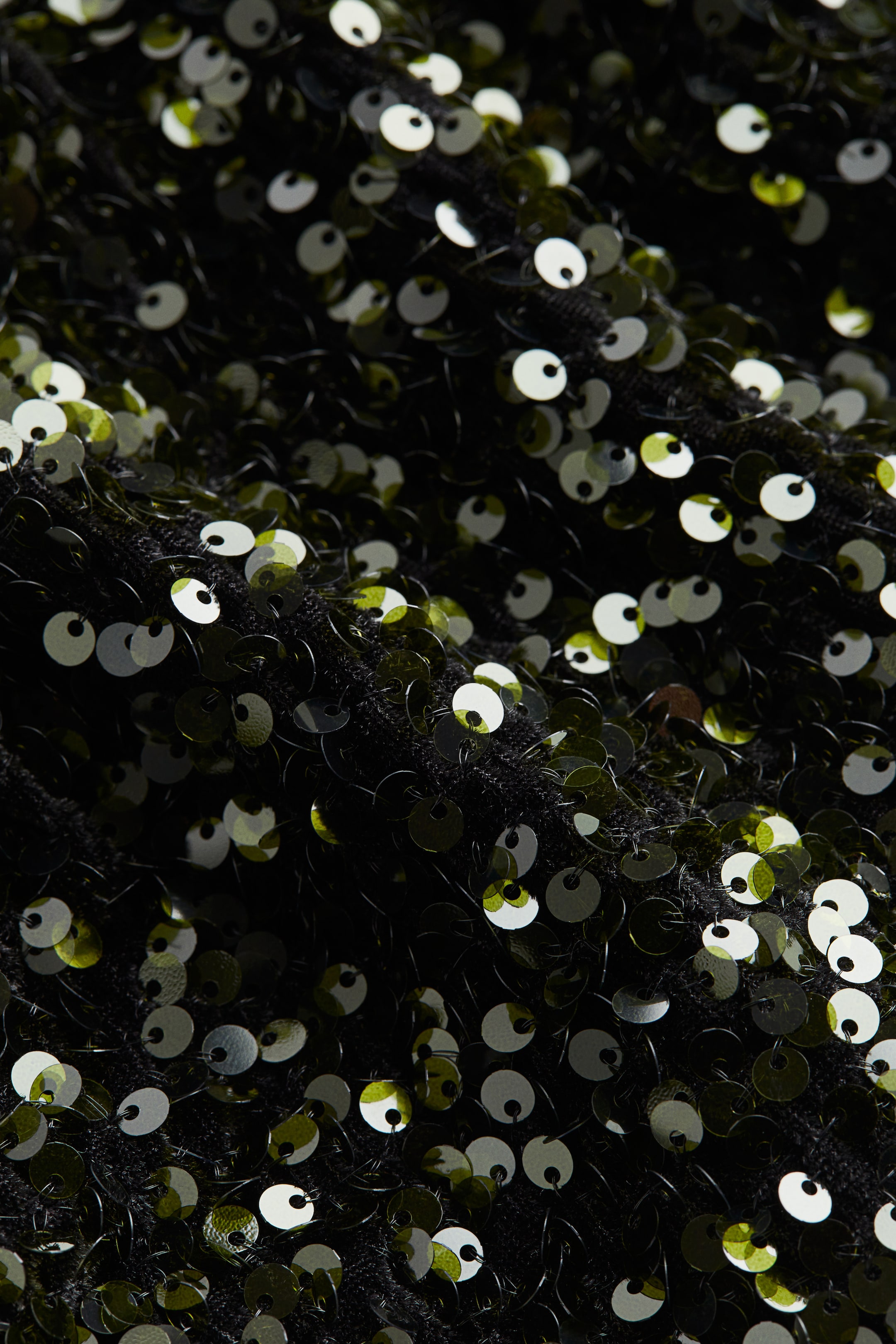 View larger image: Cropped Sequin Top - Dark green - Ladies | H&M AU 2