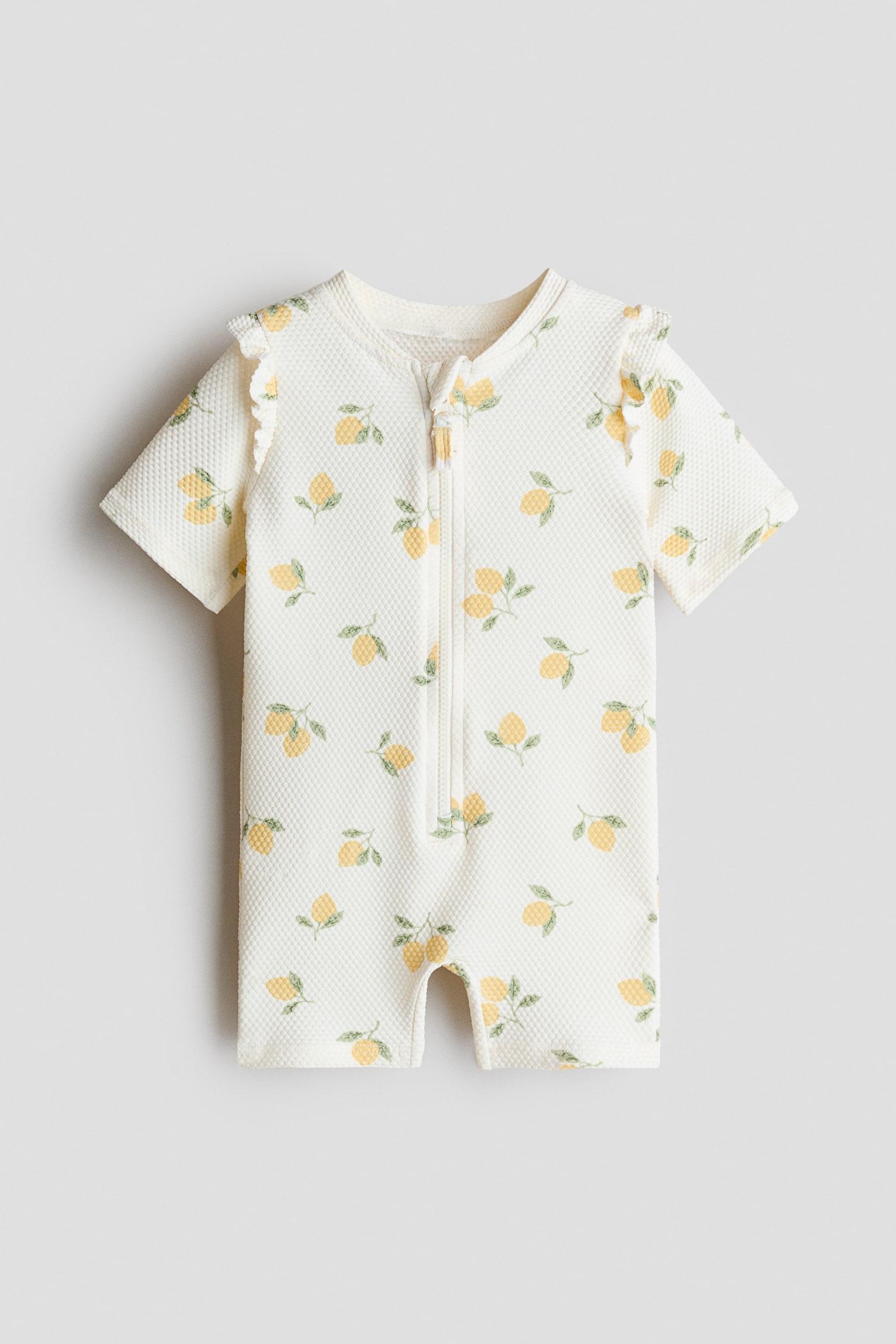 Kostium kąpielowy z UPF 50 - Biały/Cytryny/Jasnobeżowy/Serca/Jasnoniebieski/Wiśnie