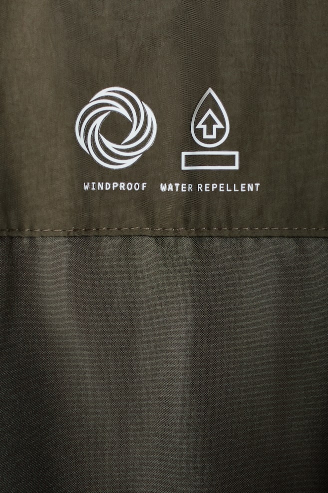 Water-Repellent Padded Parka - Dark khaki green - 5