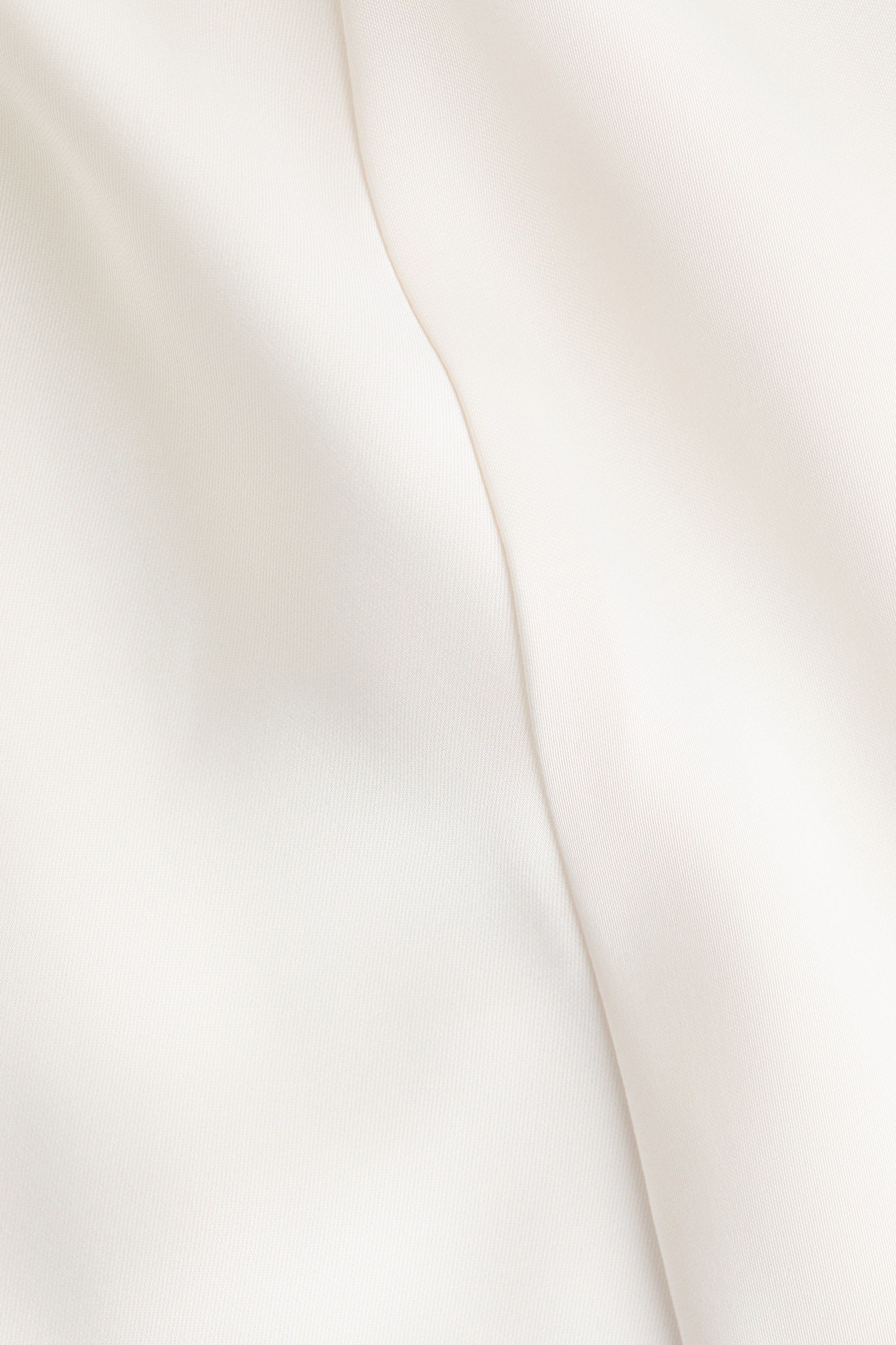 Cowl-Neck Satin Blouse