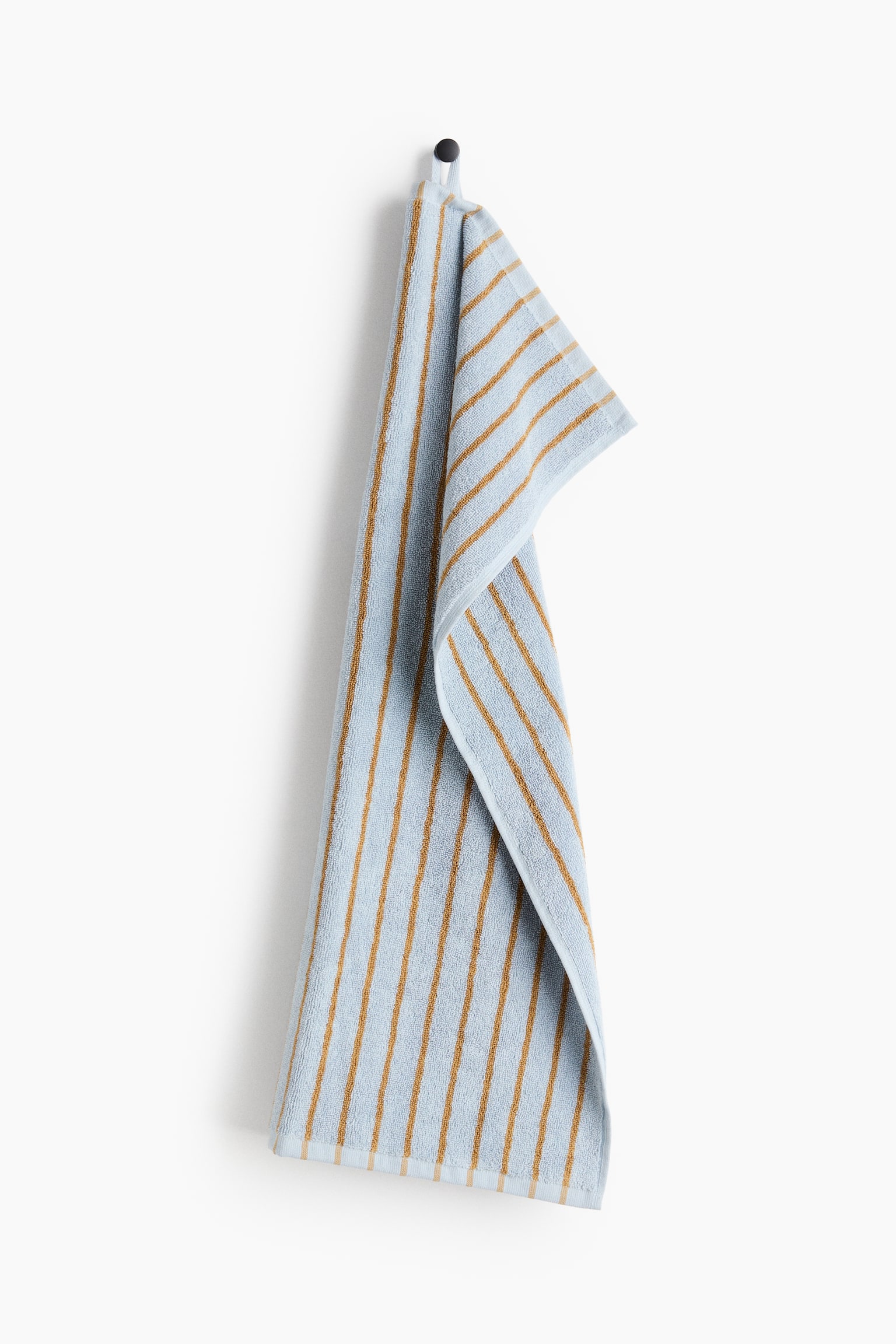 Striped hand towel - Light blue/Beige striped/Brown/Striped/Light beige/White/Sage green/Black striped/Light blue/Striped/Yellow/White striped/White/Black striped - 1