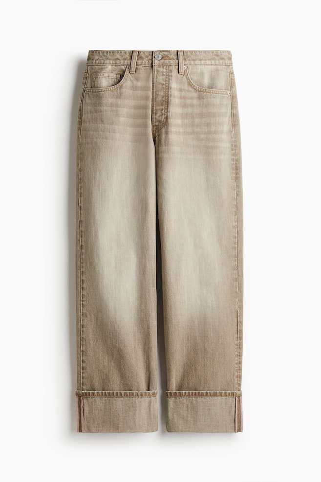 Straight Regular Jeans - Greige/Light denim blue/Blue/Light denim blue/White/Light denim blue/Black - 1