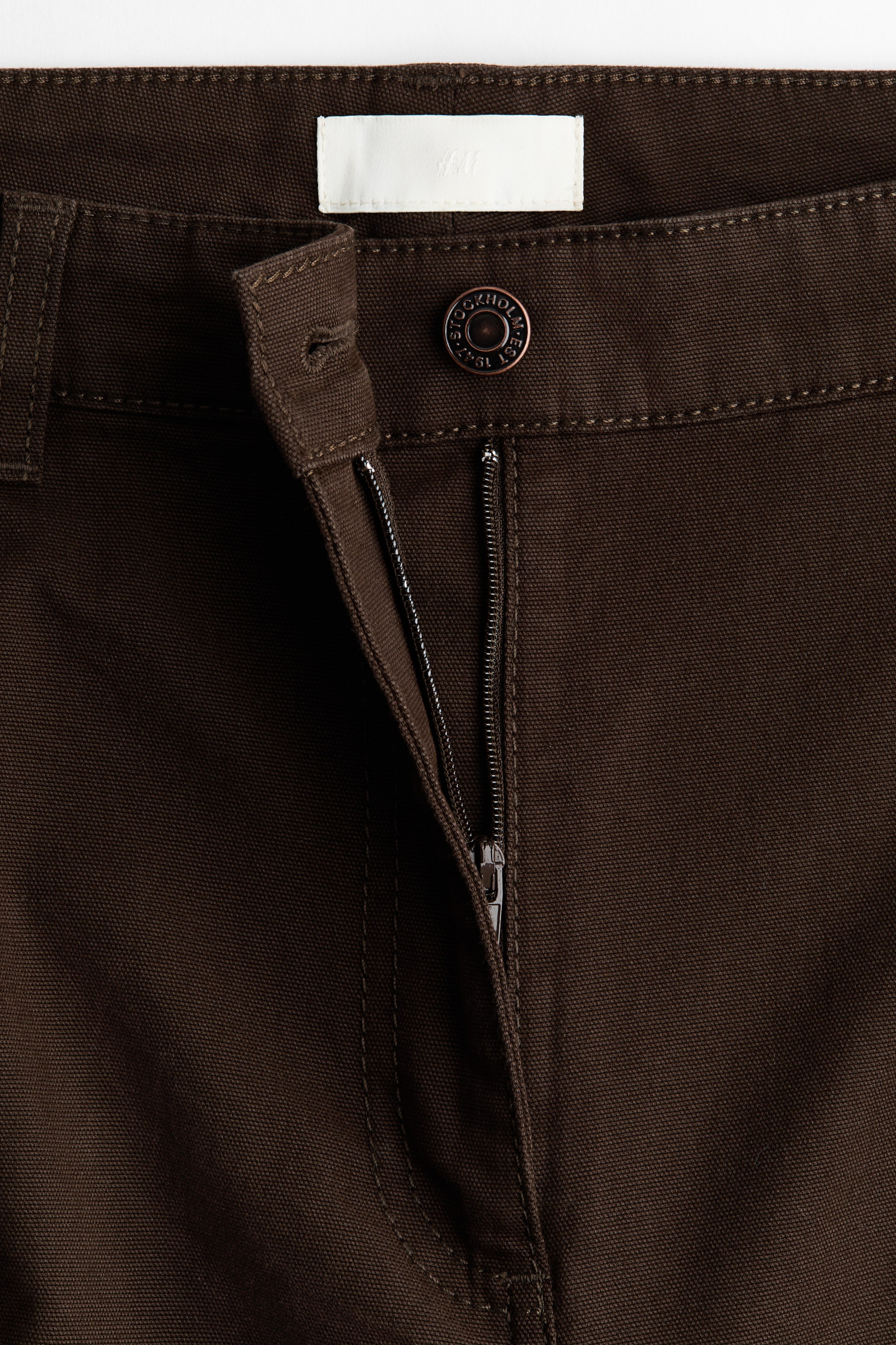 Pantalon tonneau en coton