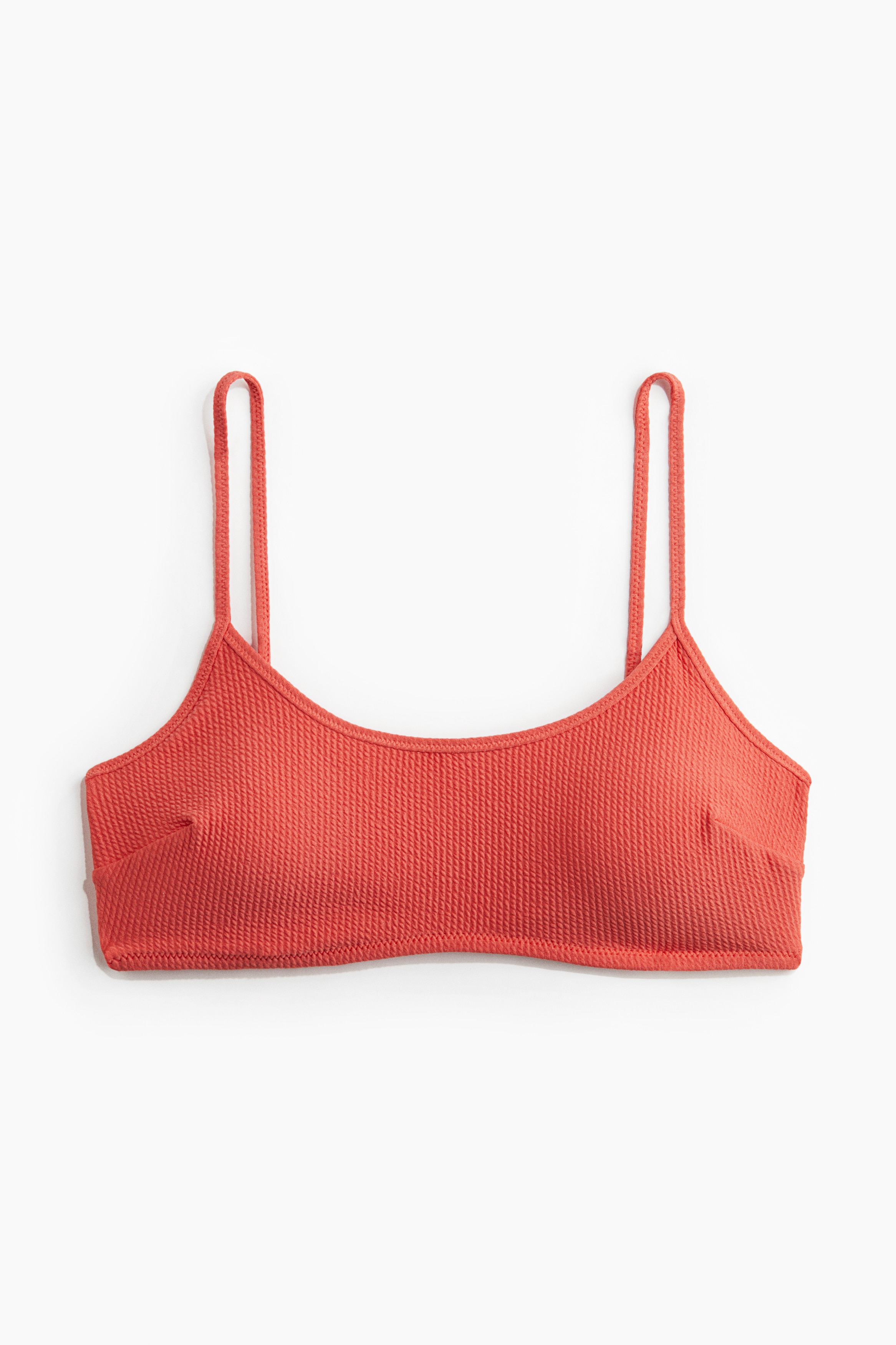 Dolgulu Bikini Üstü - Mercan kırmızısı/Tozlu yeşil/Siyah/Mavi