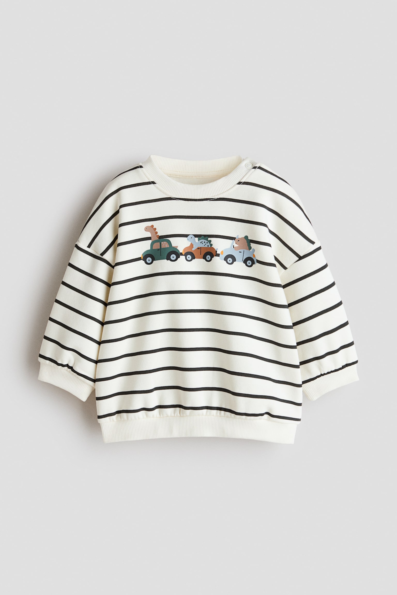 Printed sweatshirt - White/Cars/Green/White/Dark red/NYC/Cream/Cars/Light beige/Dinosaur