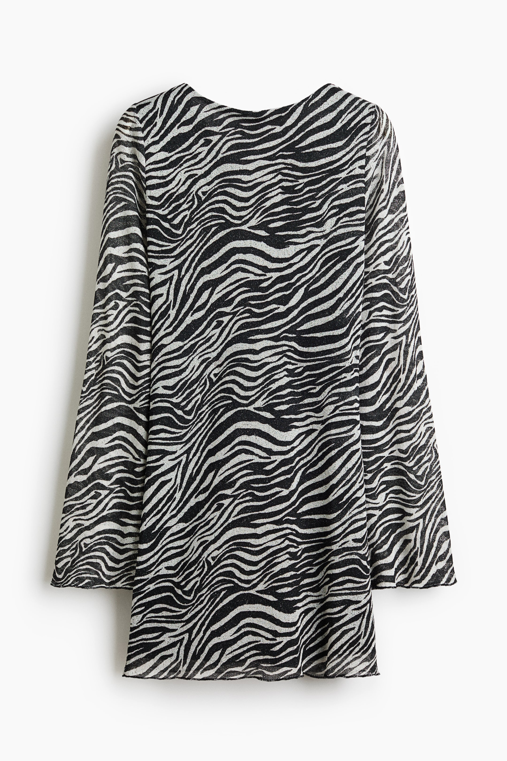 Printed Tie-Back Dress