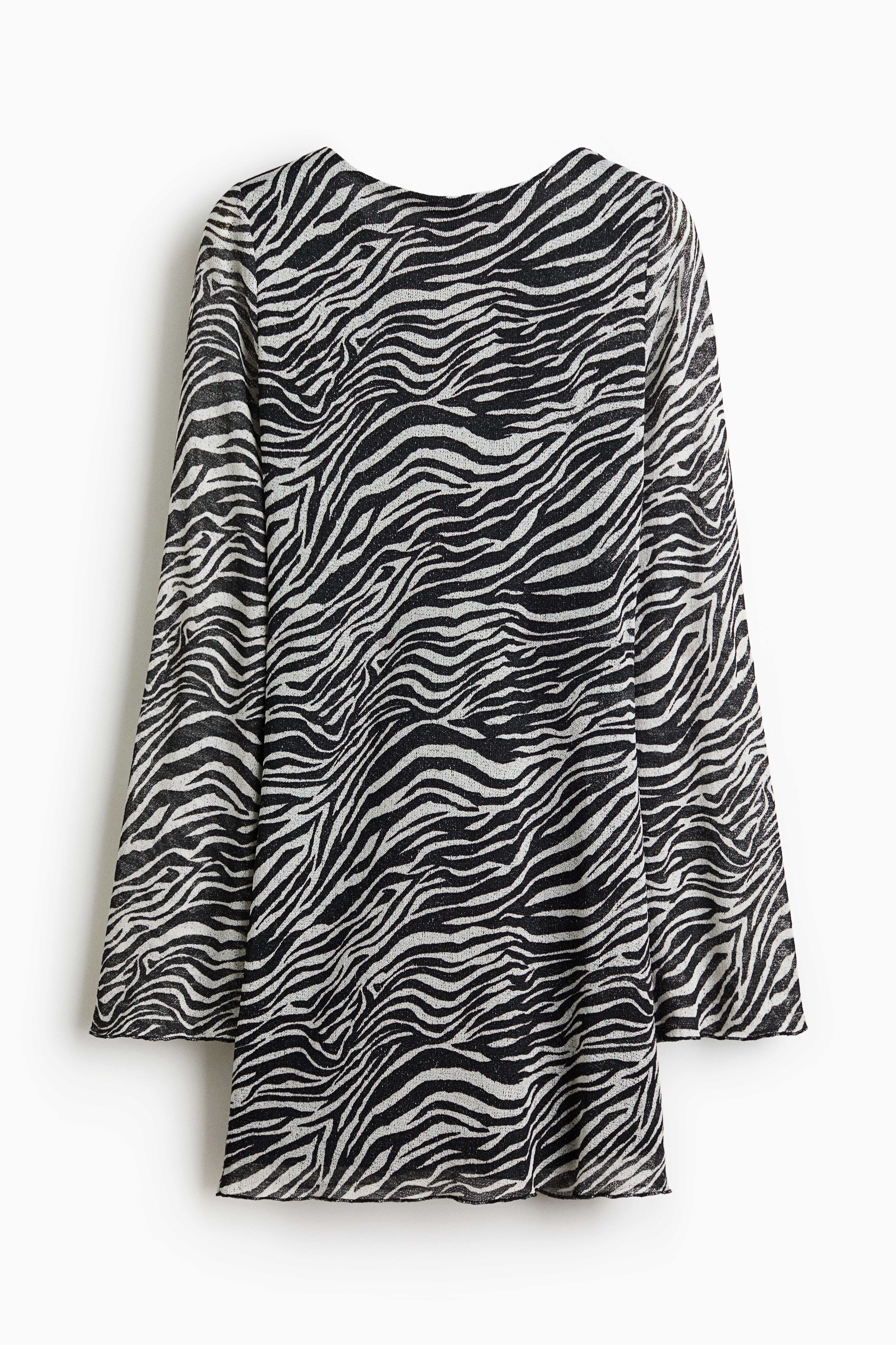 Printed Tie-Back Dress