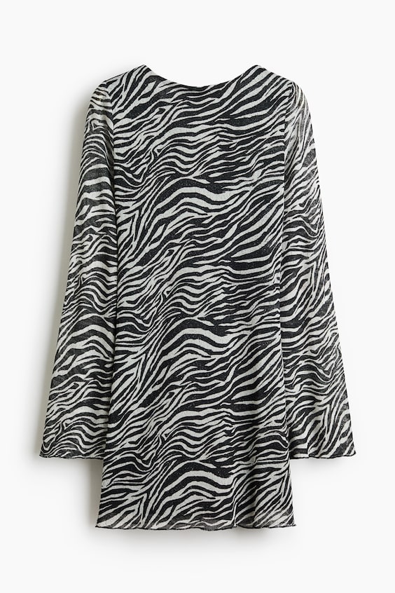 Женские платья H&M Printed Tie-Back Dress