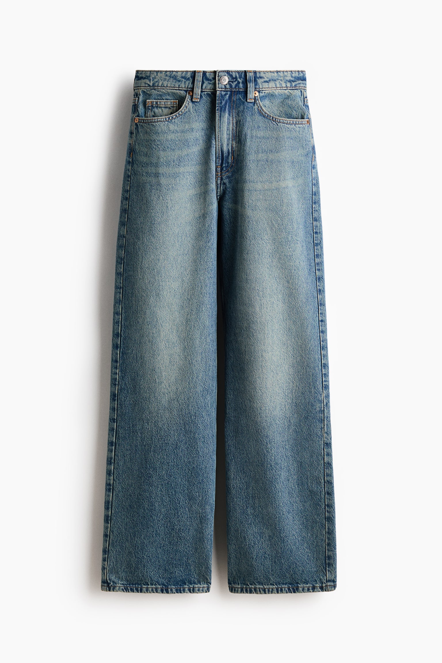 Wide High Waist Jeans - Denim blue/Washed black/White/Dark denim blue/Navy denim blue/Light denim blue/Denim blue/Denim grey/Dark denim blue/Dark denim blue/Denim blue/Black/Light denim blue/Denim blue/Light denim blue/Denim blue/Grey/Black/Black/Light denim blue/Dusty beige